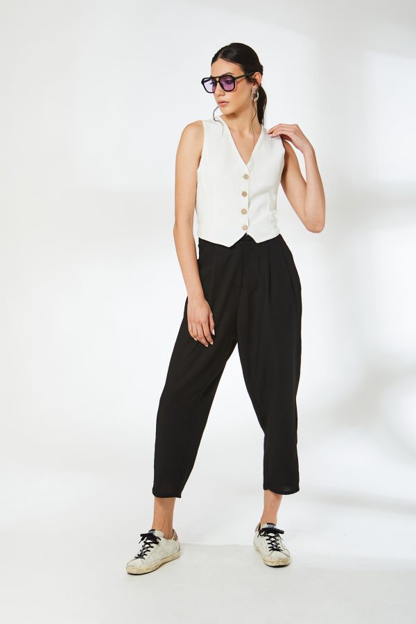 Italy Basic Siyah Pantolon - BE OZ