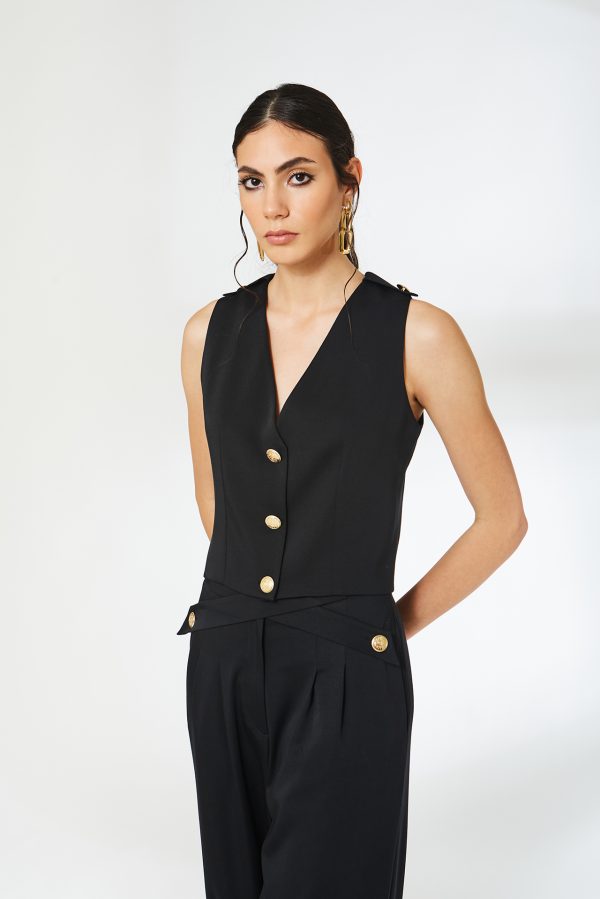 Cross Siyah Yelek - BE OZ