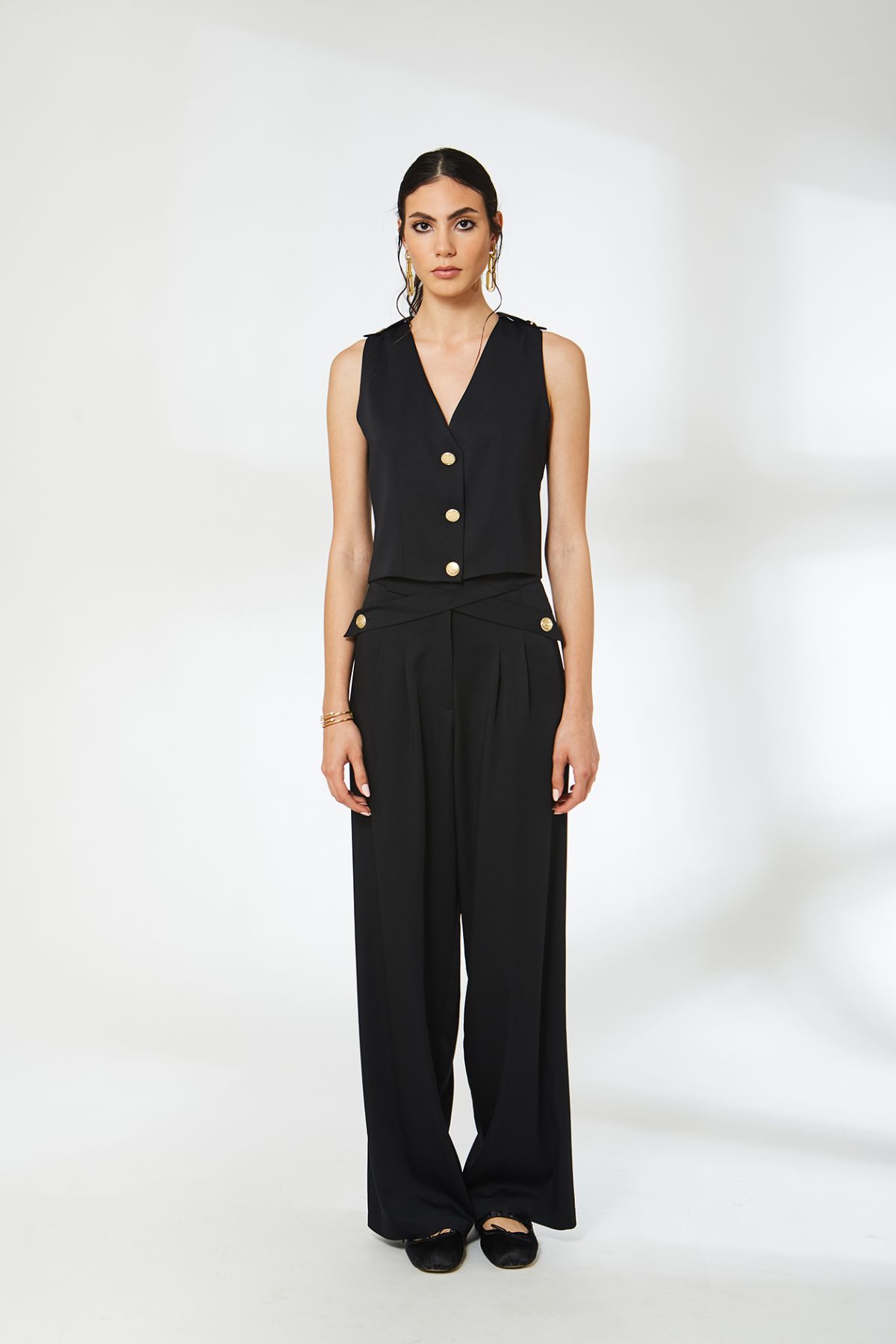 Cross Siyah Pantolon - BE OZ - Görsel 3