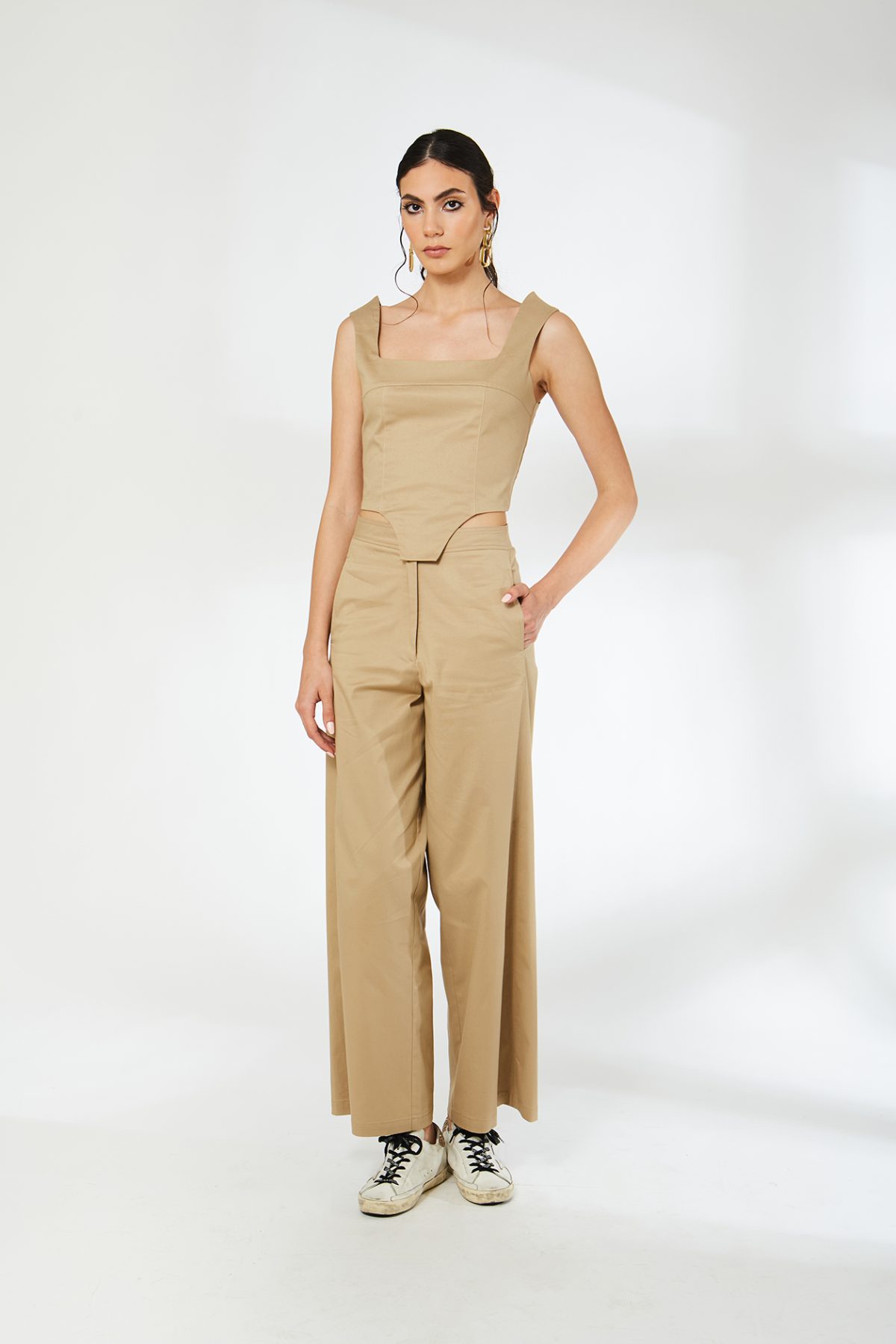 Be Girl Camel Pantolon - BE OZ - Görsel 5