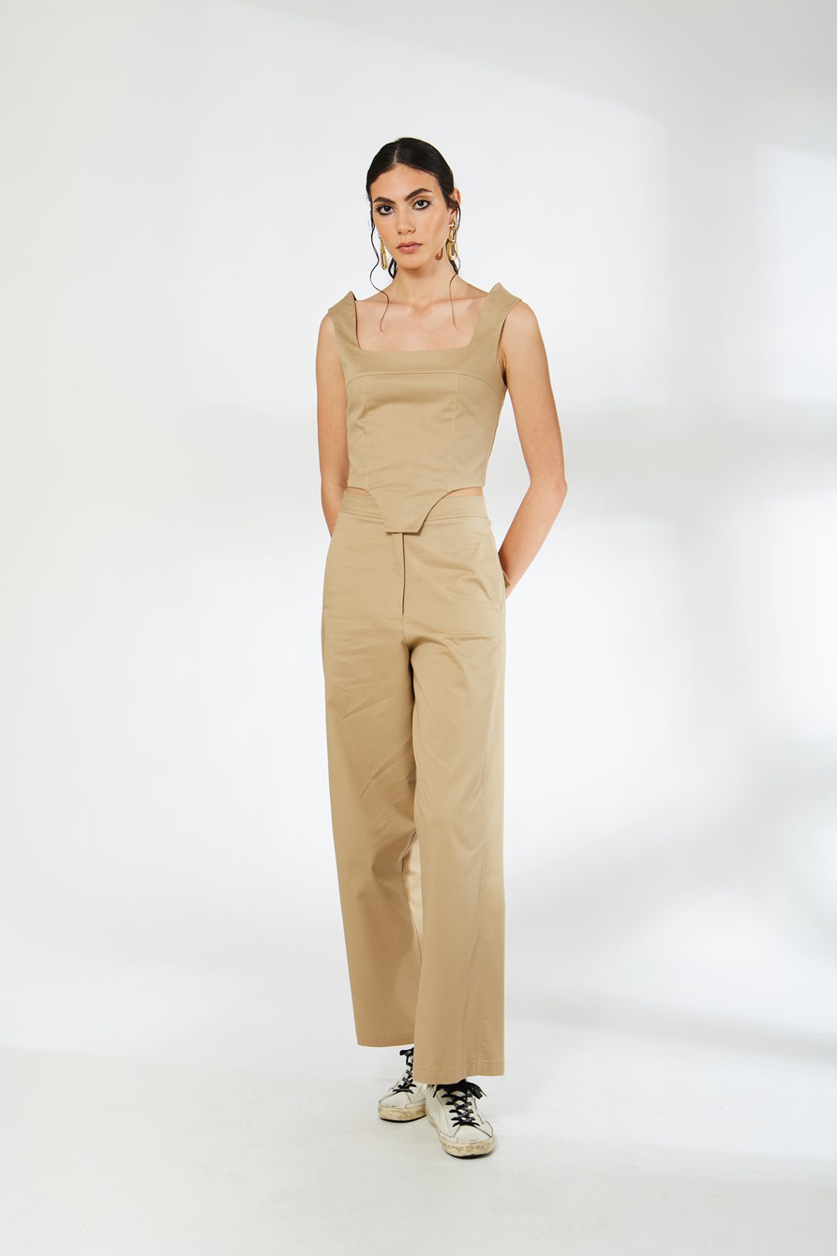 Be Girl Camel Pantolon - BE OZ - Görsel 3