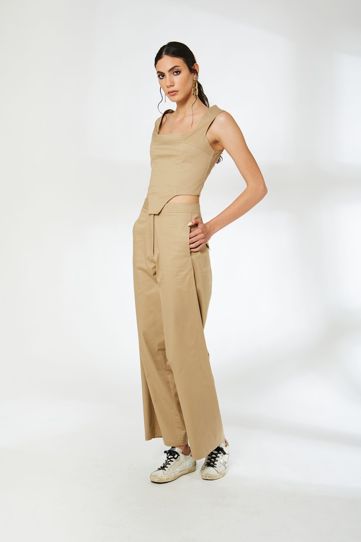 Be Girl Camel Pantolon - BE OZ - Görsel 2