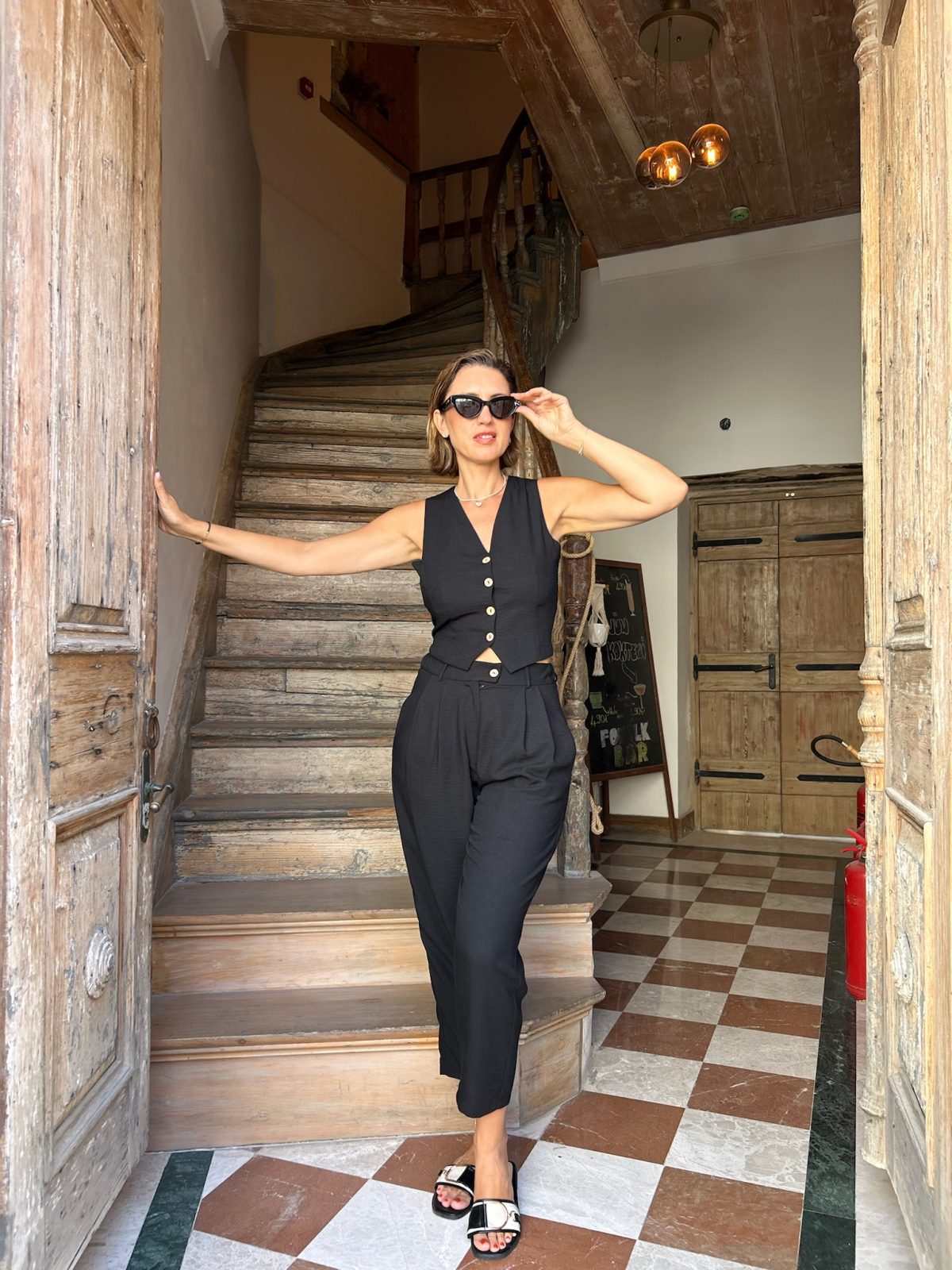 Italy Sırtı Açık Beyaz Yelek - BE OZ - Görsel 10