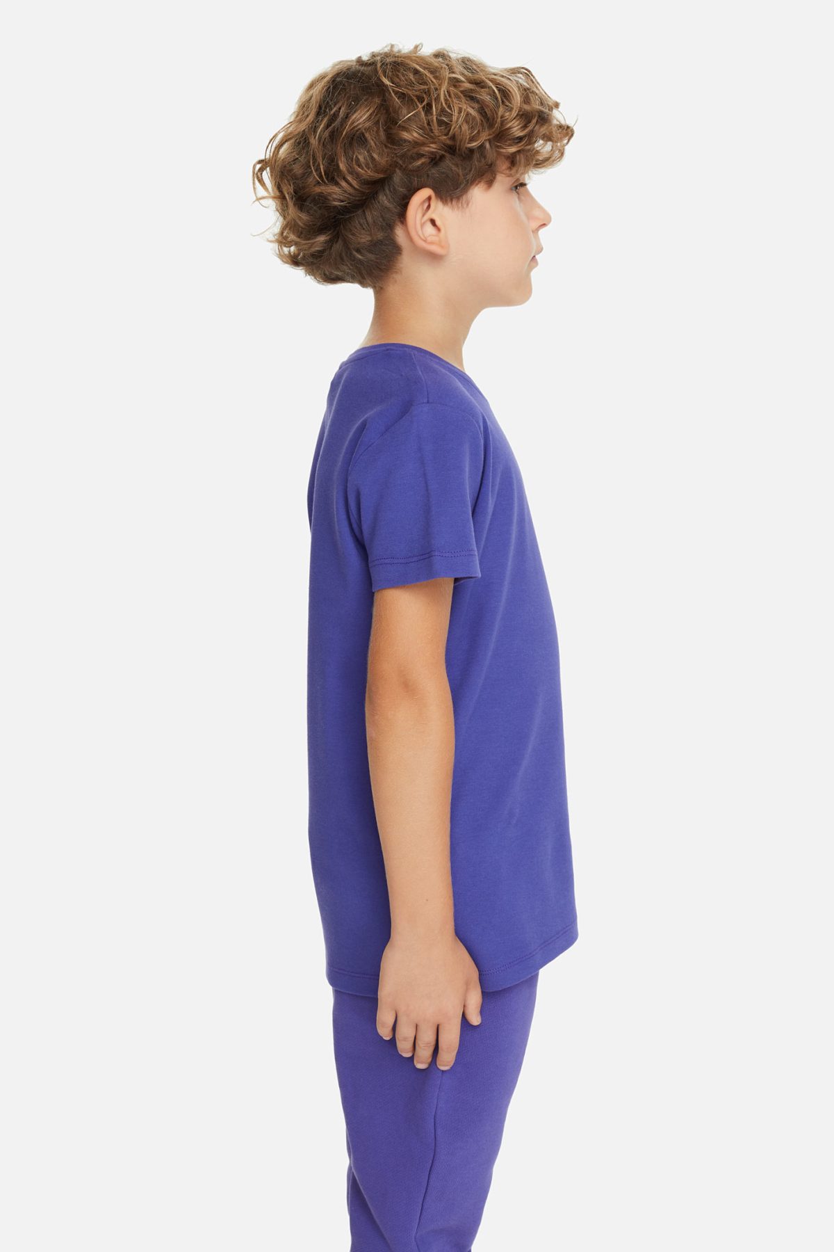 Les Benjamins Kids Sleeve Tee 501 Plum Purple - Görsel 3