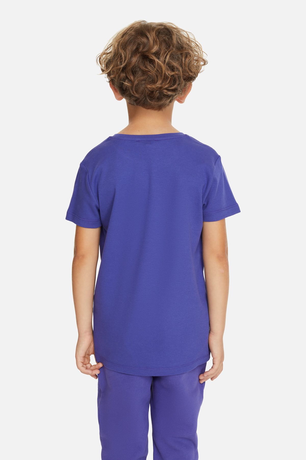 Les Benjamins Kids Sleeve Tee 501 Plum Purple - Görsel 4