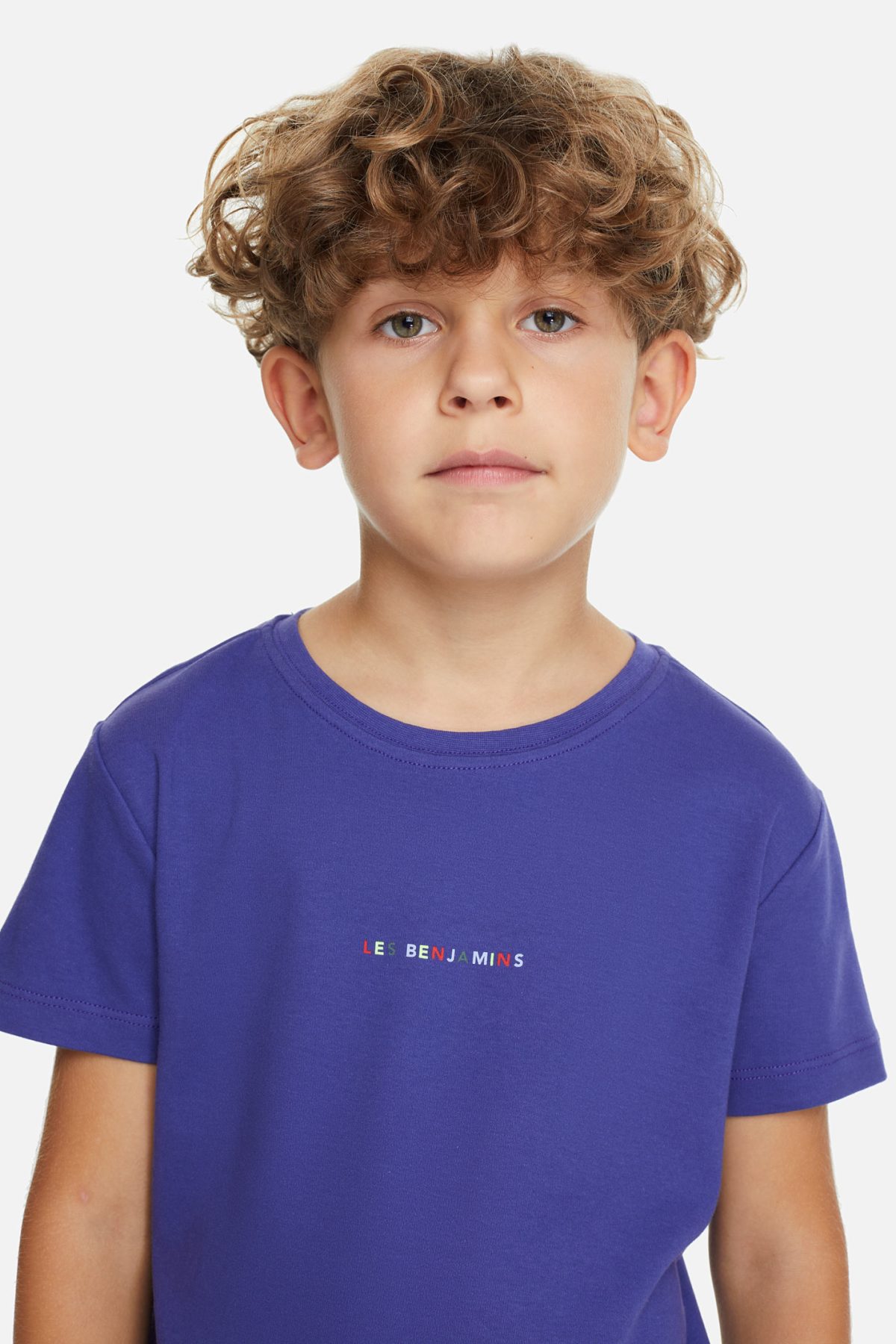 Les Benjamins Kids Sleeve Tee 501 Plum Purple - Görsel 5
