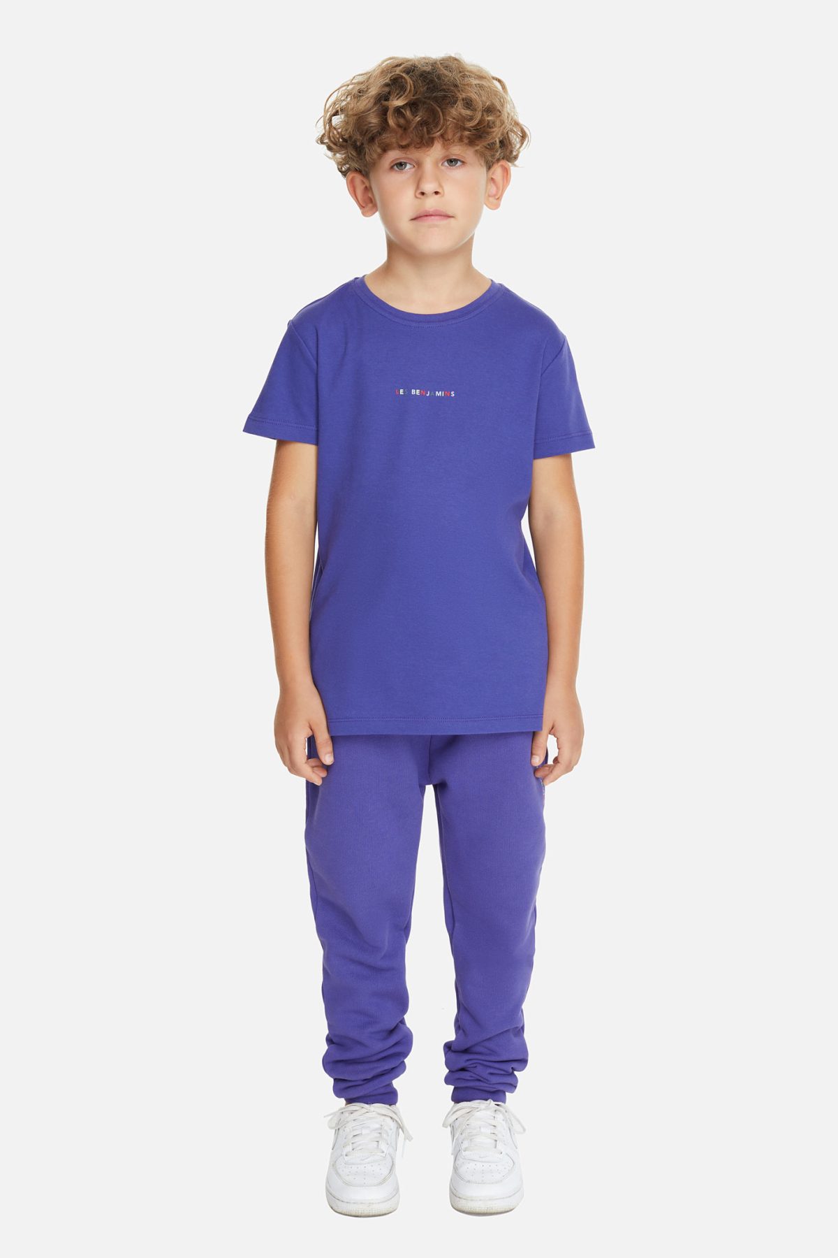 Les Benjamins Kids Sleeve Tee 501 Plum Purple - Görsel 6