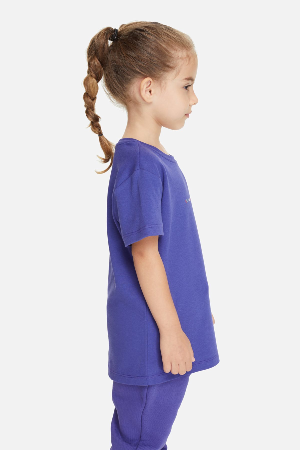 Les Benjamins Kids Sleeve Tee 501 Plum Purple - Görsel 8