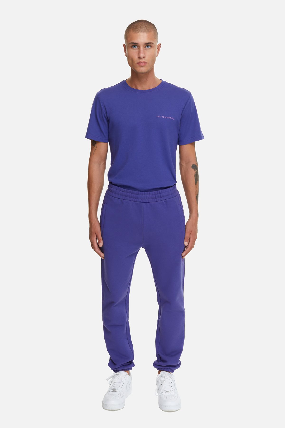 Les Benjamins Sweatpant 301 Plum Purple - Görsel 2