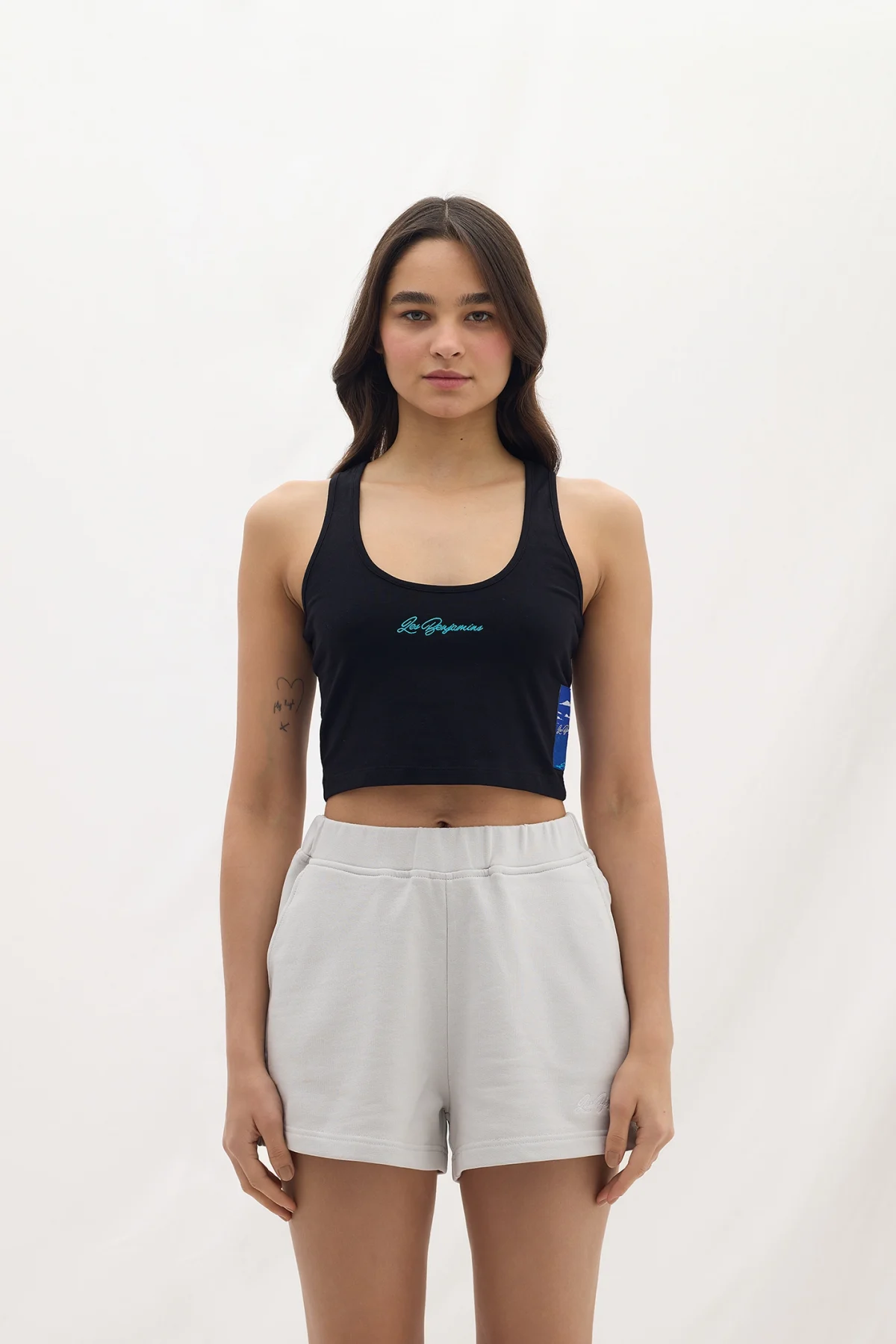 Les Benjamins Tank Top 002 Black - Görsel 3