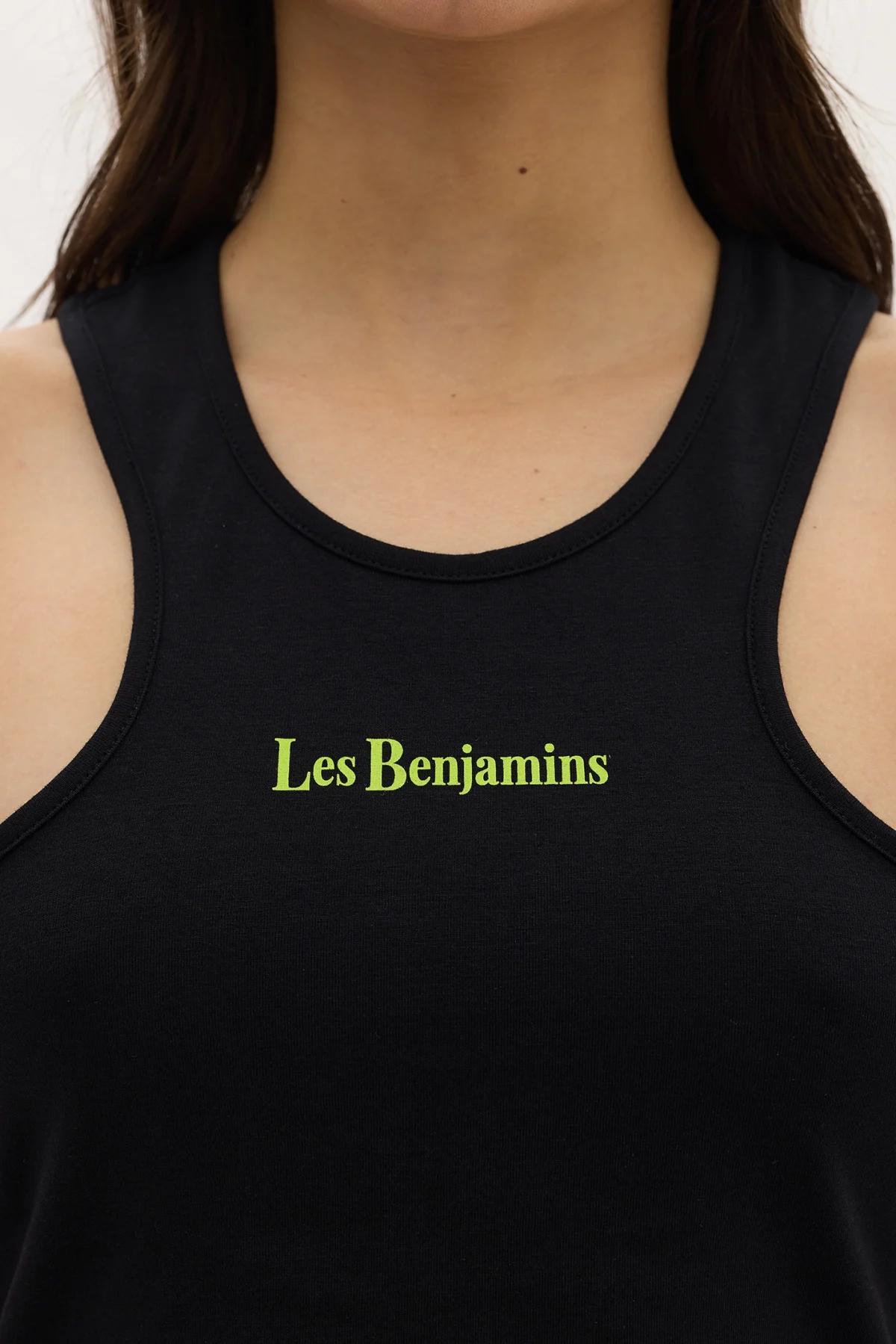 Les Benjamins Tank Top 005 Black - Görsel 5