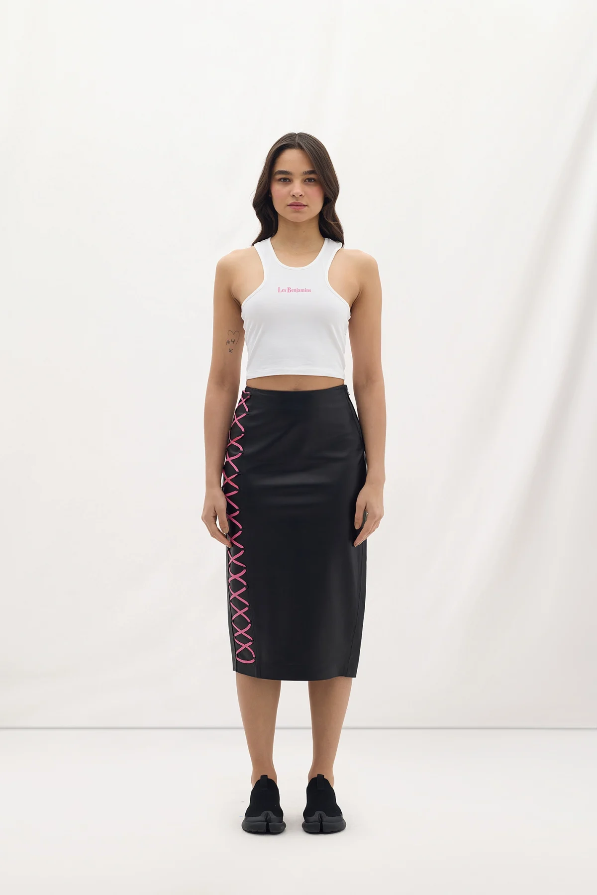 Les Benjamins Tank Top 006 White - Görsel 2