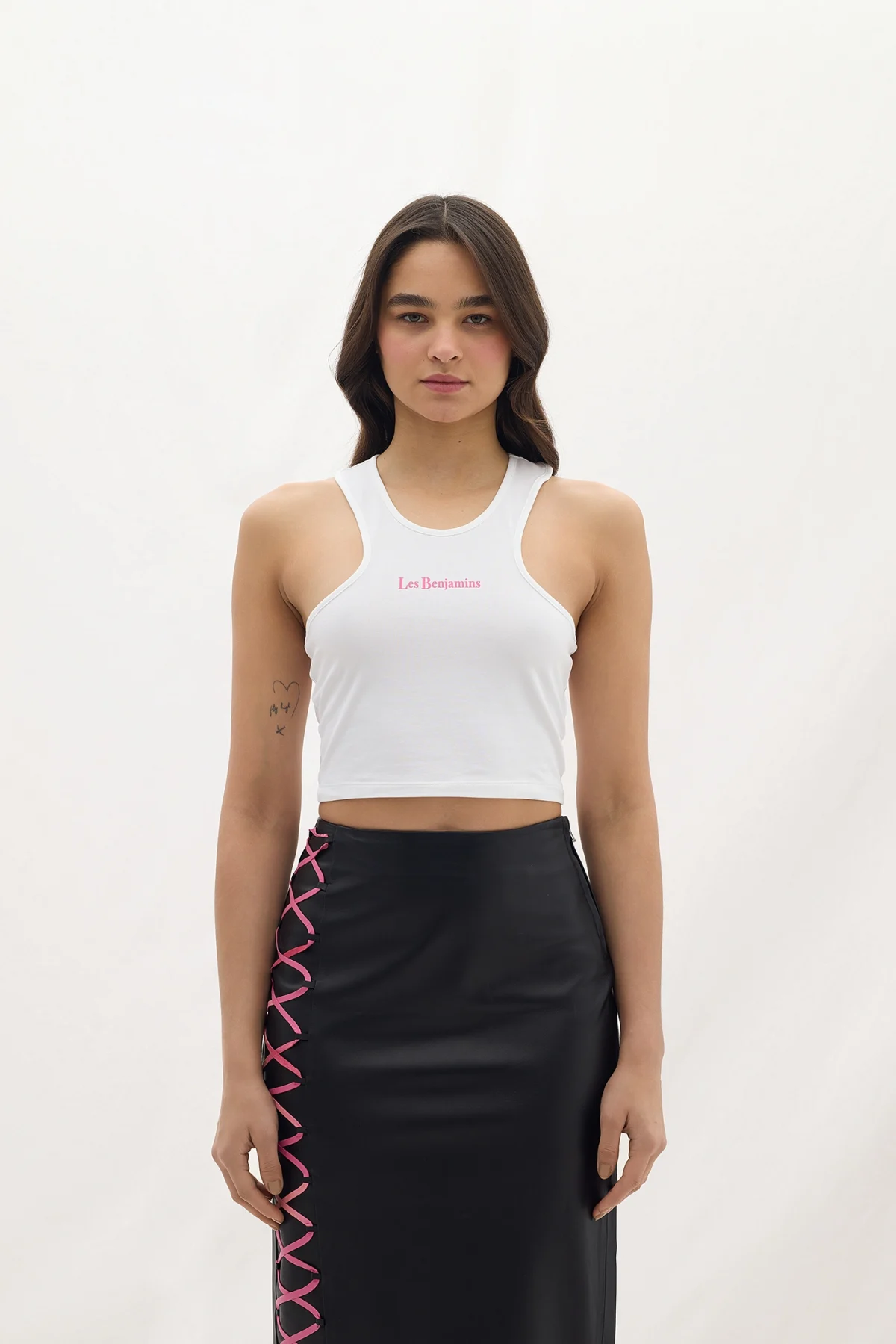 Les Benjamins Tank Top 006 White - Görsel 4