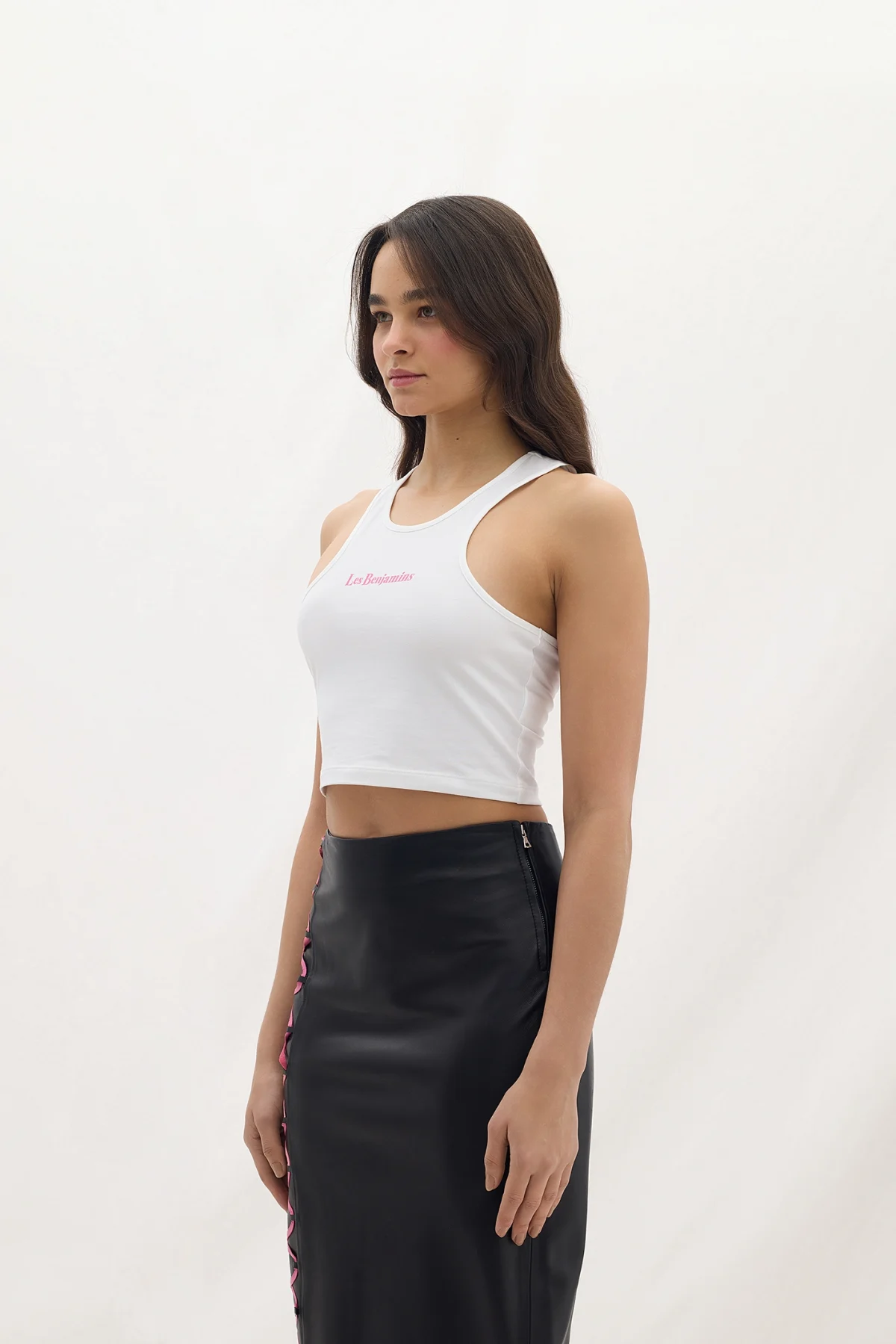 Les Benjamins Tank Top 006 White - Görsel 5