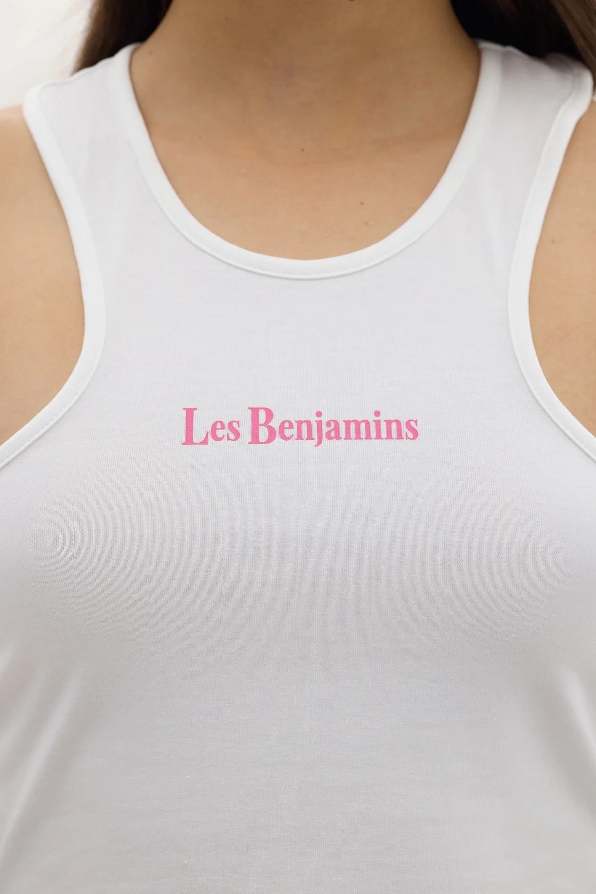 Les Benjamins Tank Top 006 White - Görsel 7
