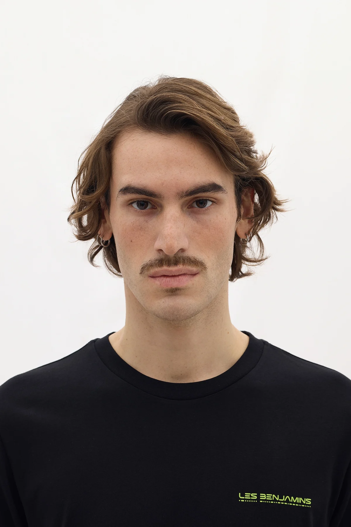 Les Benjamins Regular Tee 002 Black - Görsel 6