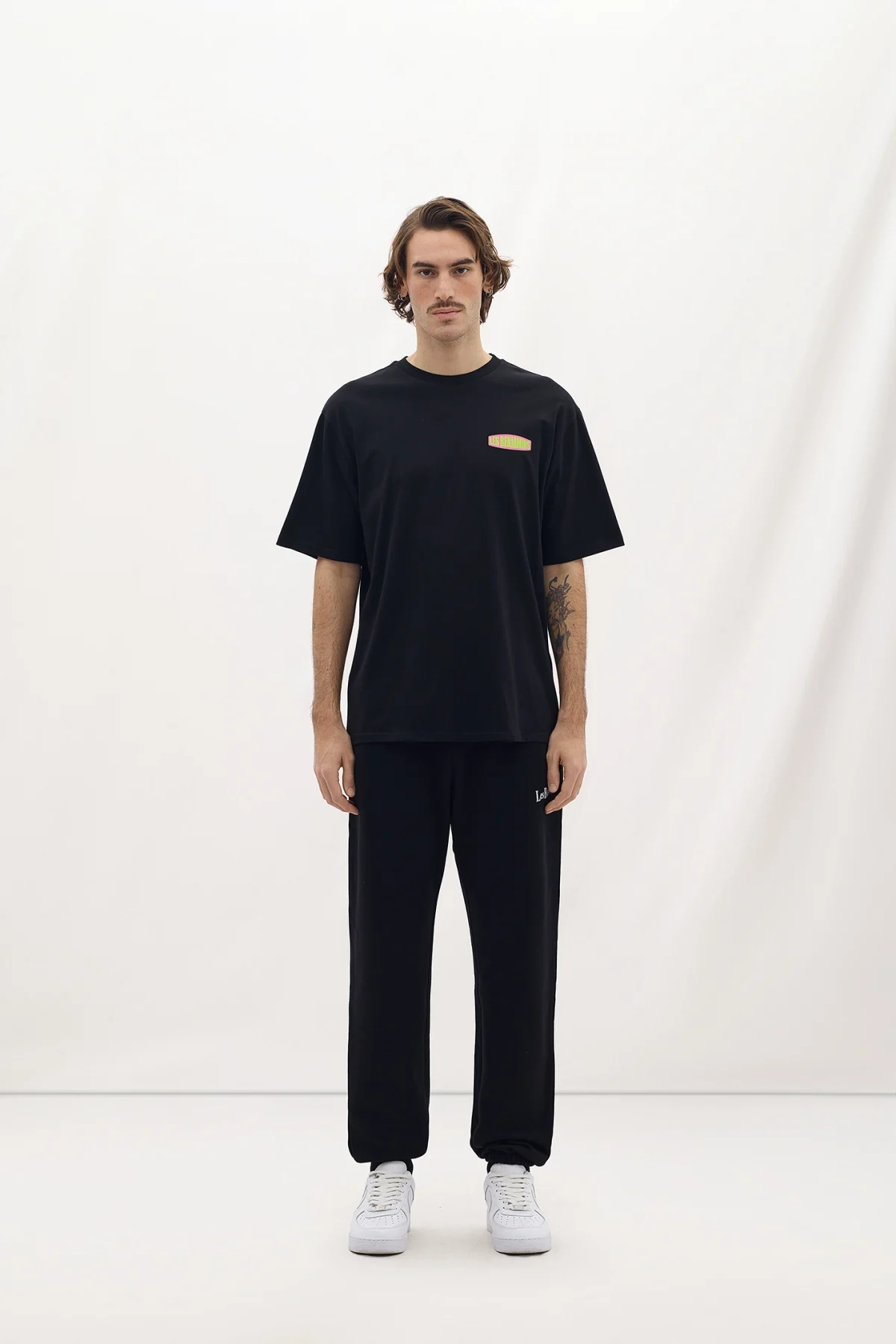 Les Benjamins Regular Tee 005 Black - Görsel 3