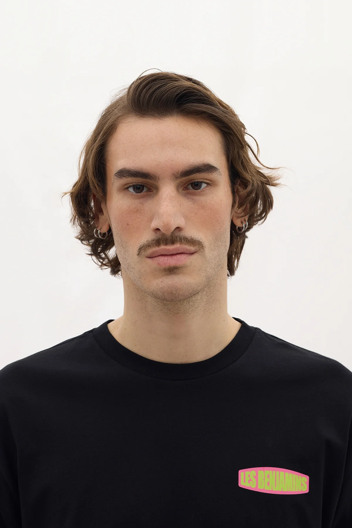 Les Benjamins Regular Tee 005 Black - Görsel 5