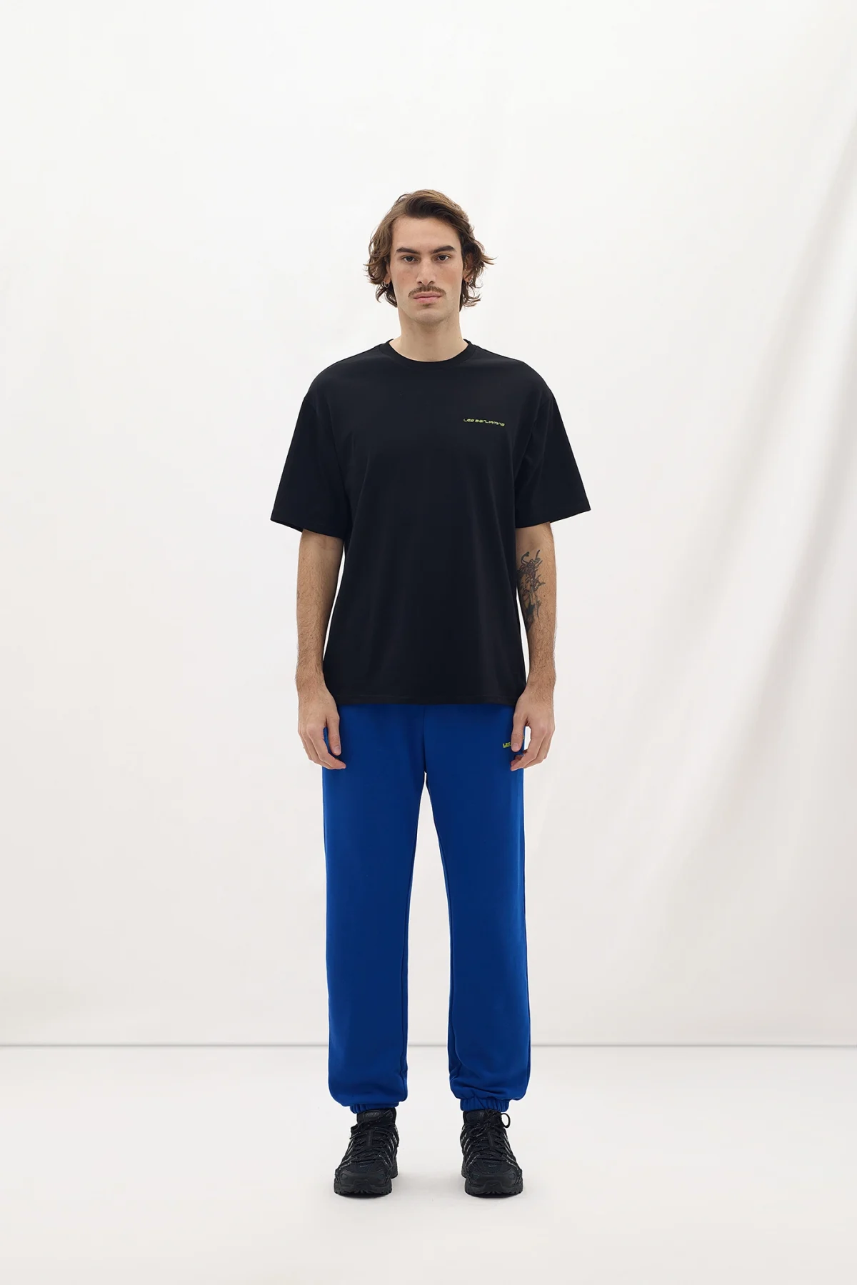 Les Benjamins Regular Tee 007 Black - Görsel 3