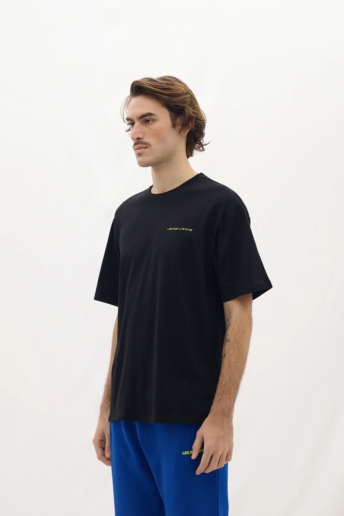 Les Benjamins Regular Tee 007 Black - Görsel 5