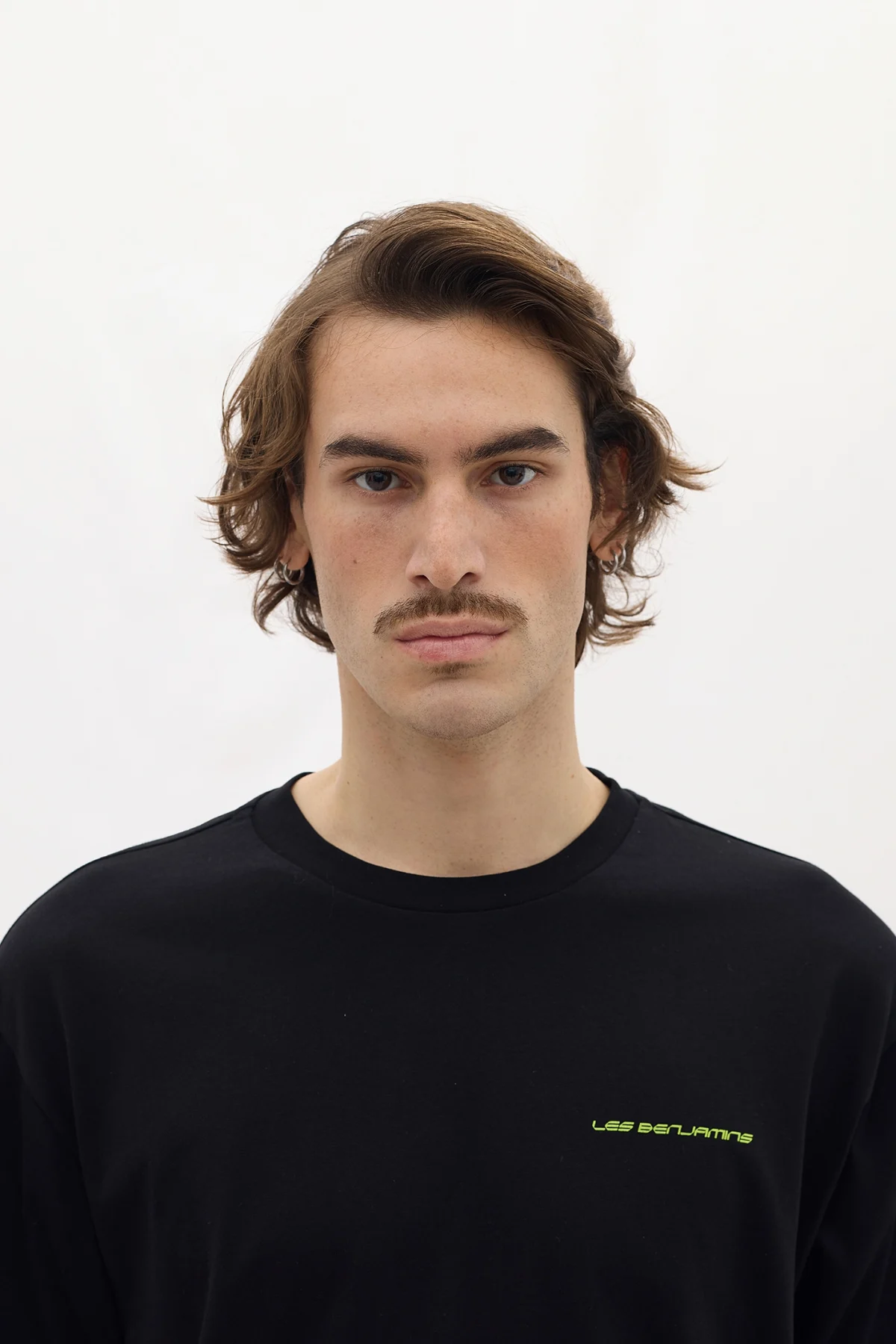 Les Benjamins Regular Tee 007 Black - Görsel 6