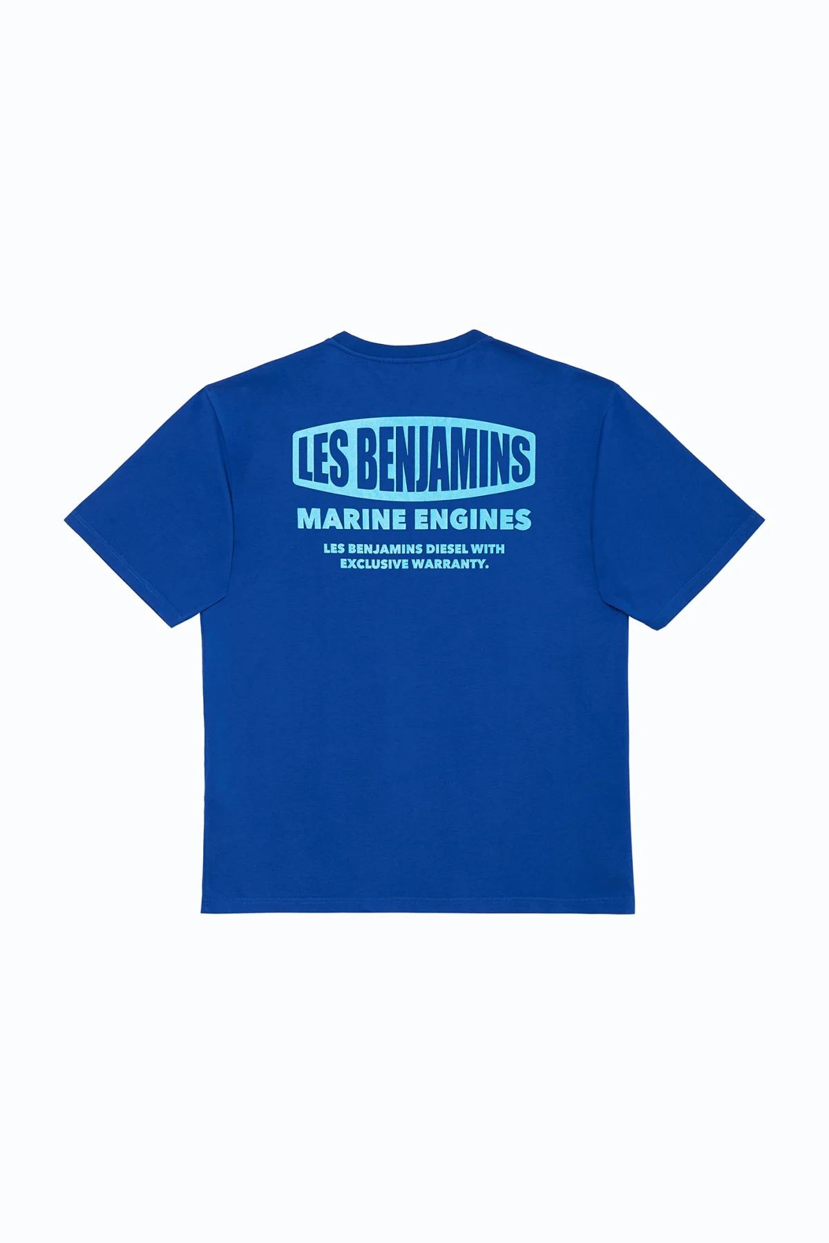 Les Benjamins Regular Tee 010 Blue Fireball - Görsel 7