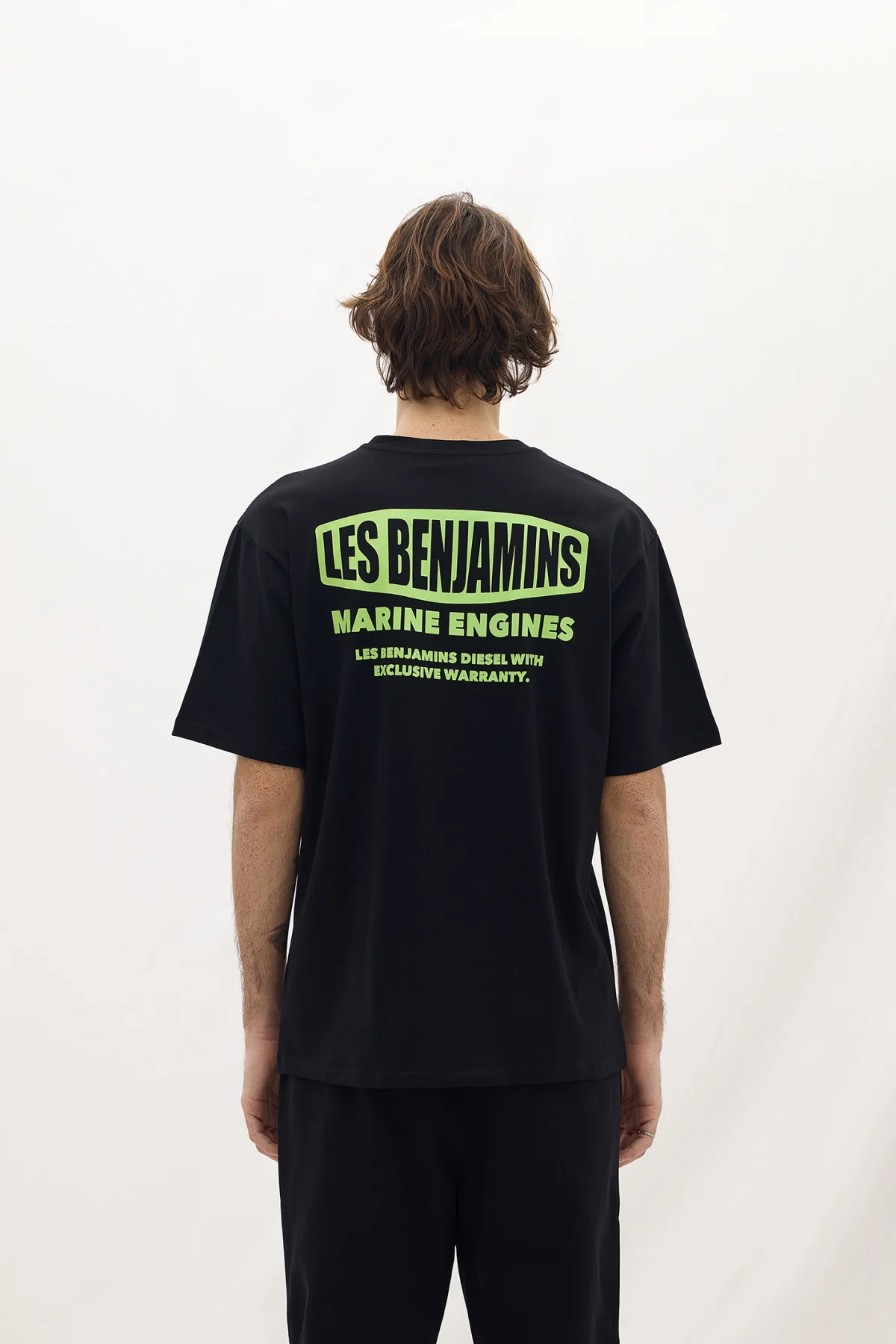 Les Benjamins Relaxed Tee 012 Black - Görsel 2