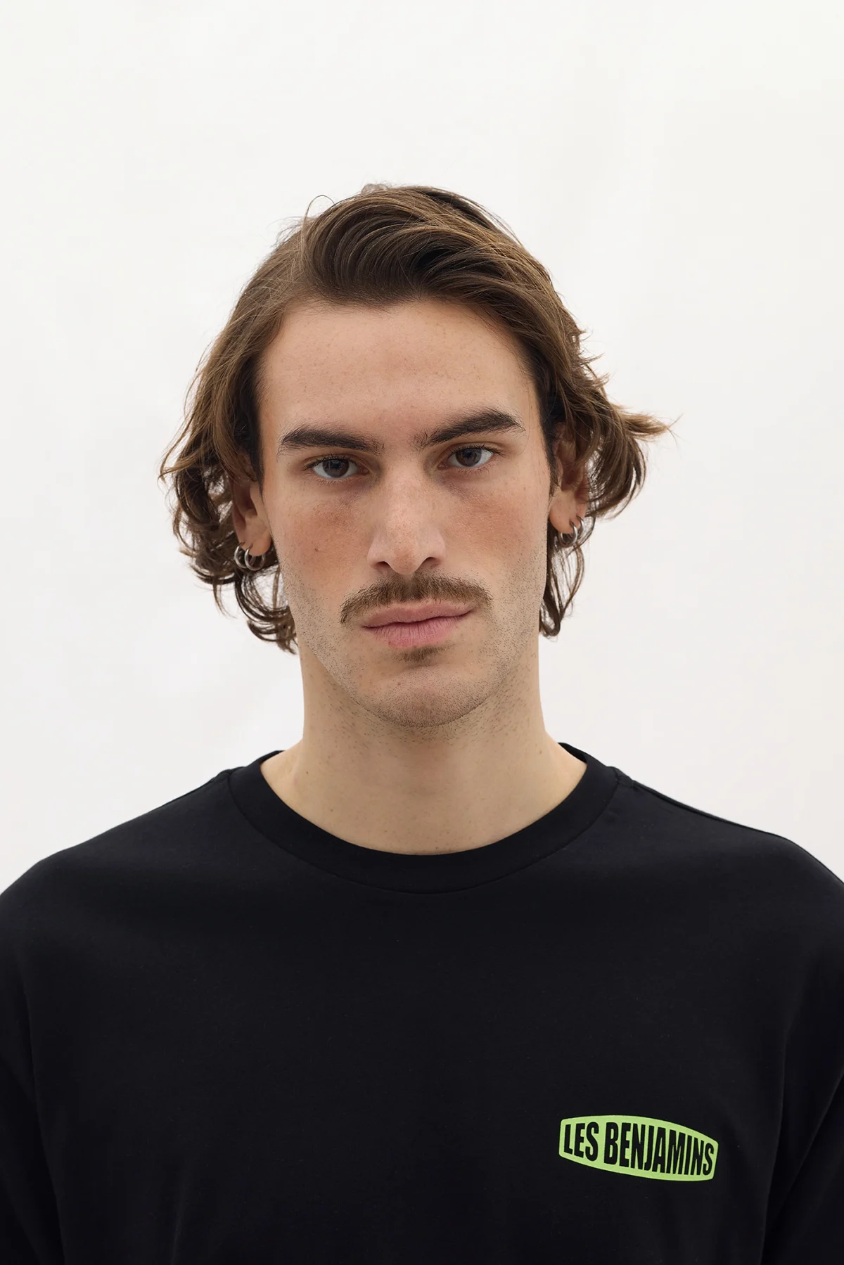 Les Benjamins Relaxed Tee 012 Black - Görsel 6