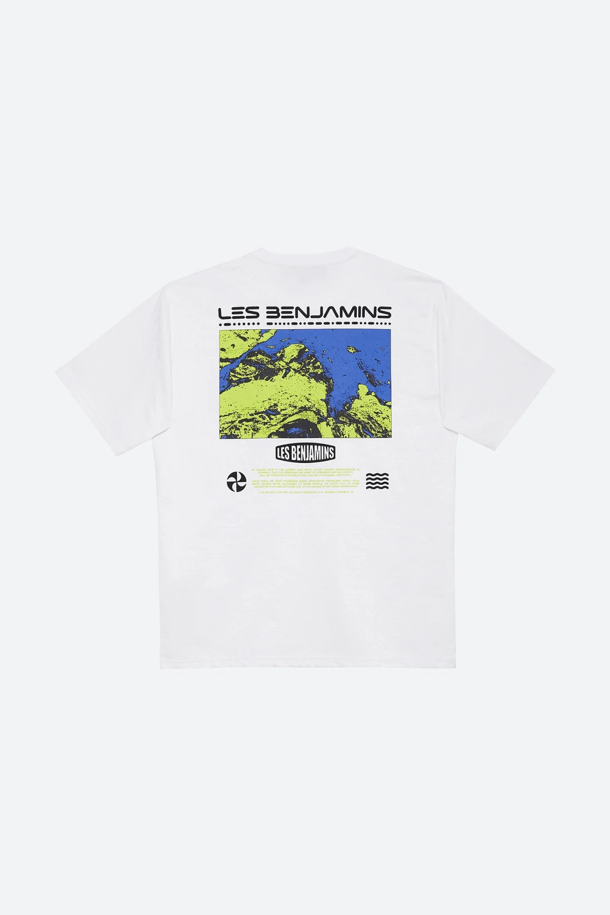 Les Benjamins Relaxed Tee 013 White - Görsel 9