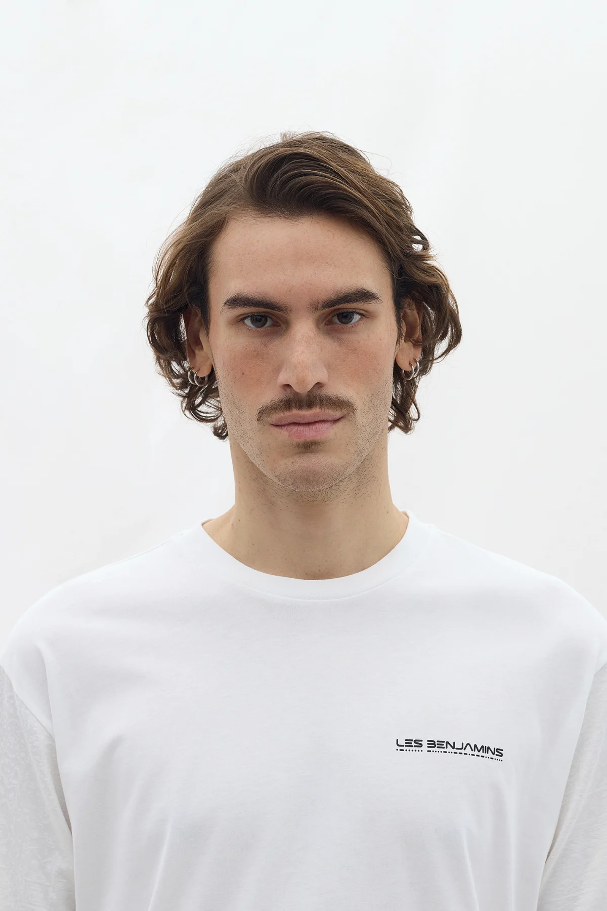 Les Benjamins Relaxed Tee 013 White - Görsel 6