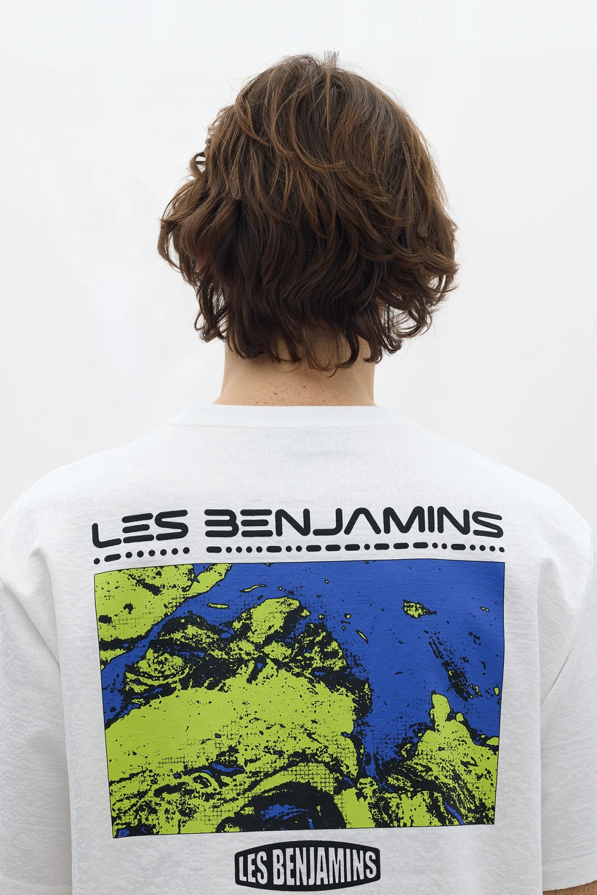 Les Benjamins Relaxed Tee 013 White - Görsel 8