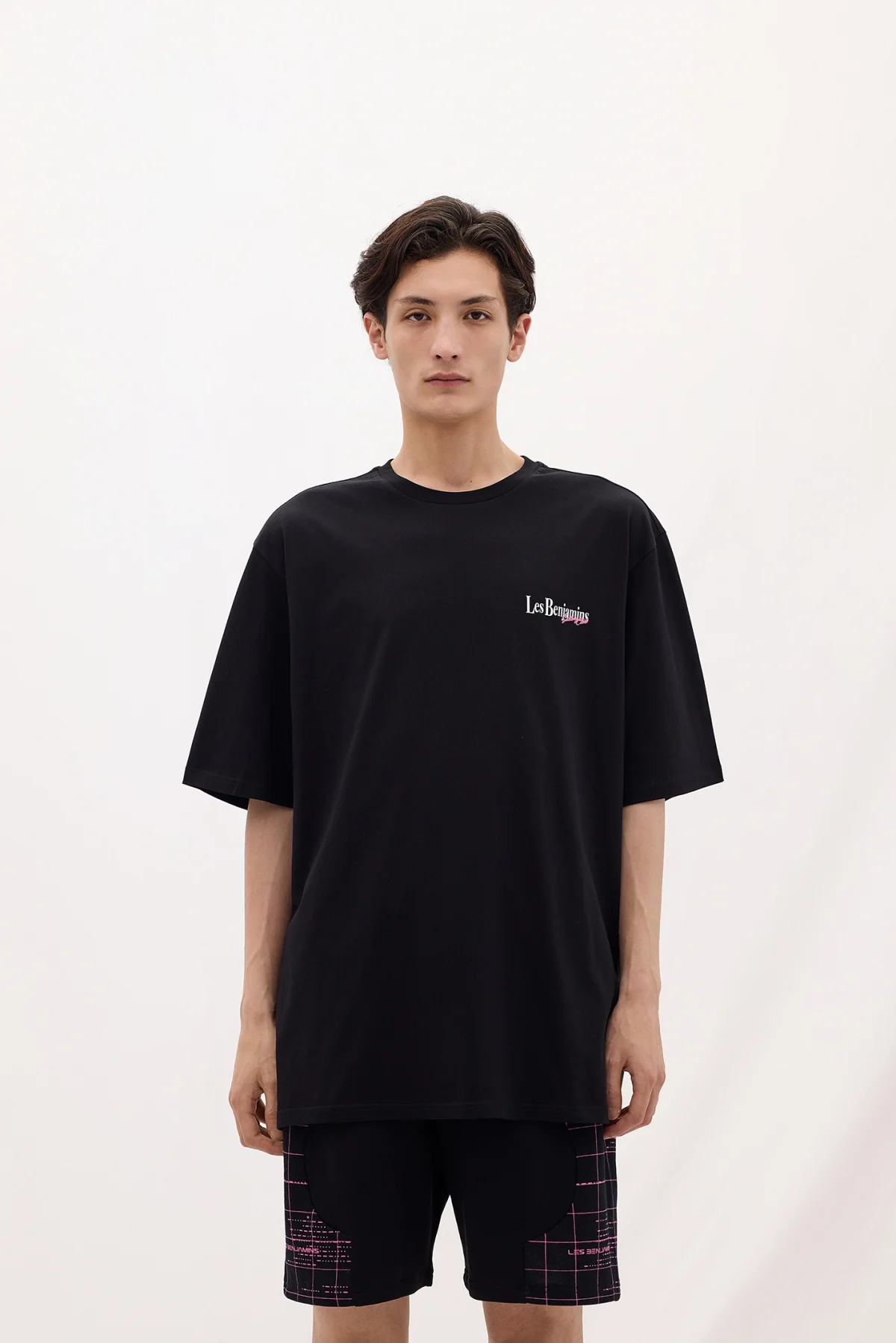 Les Benjamins Oversized Tee 028 Black - Görsel 4