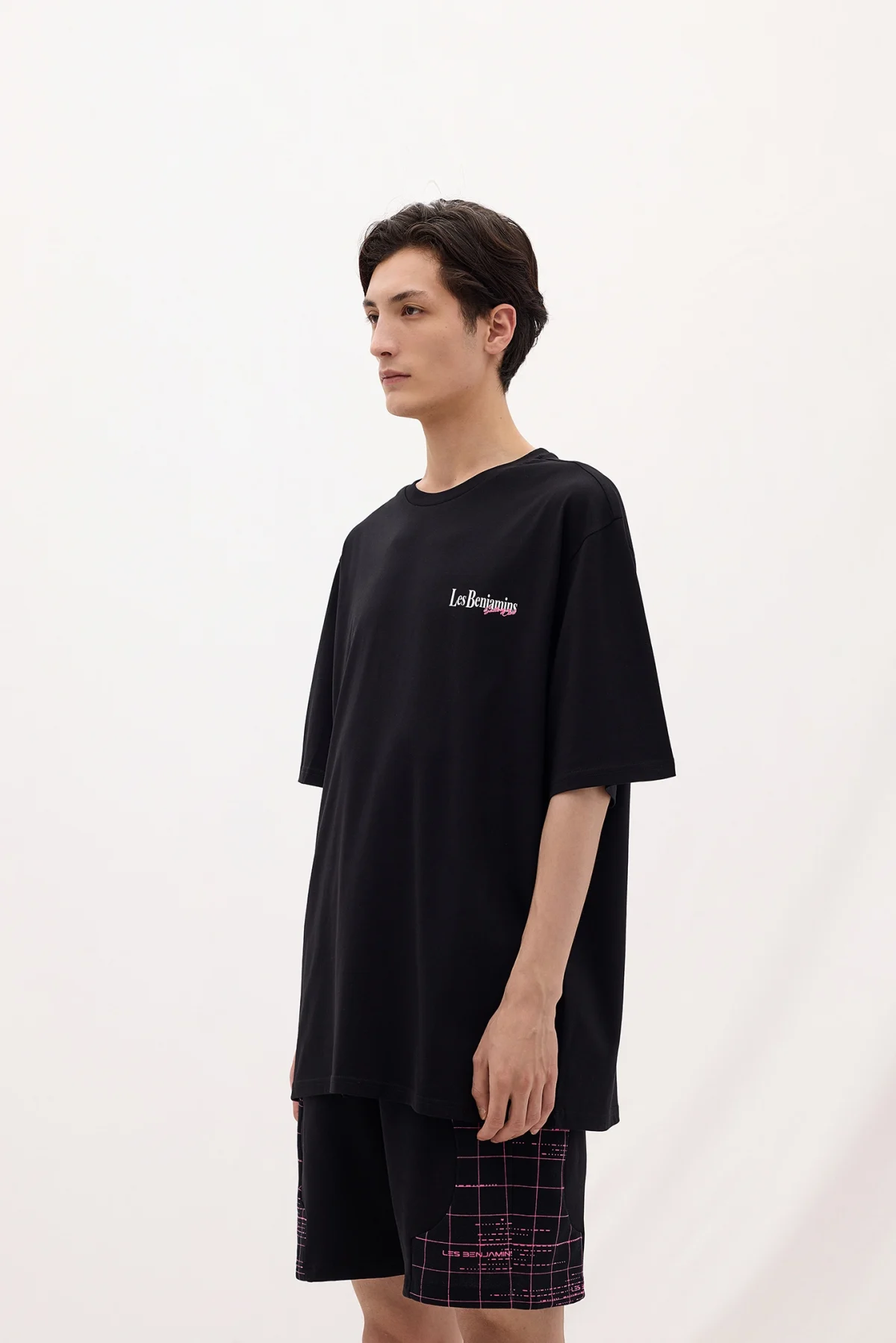 Les Benjamins Oversized Tee 028 Black - Görsel 5