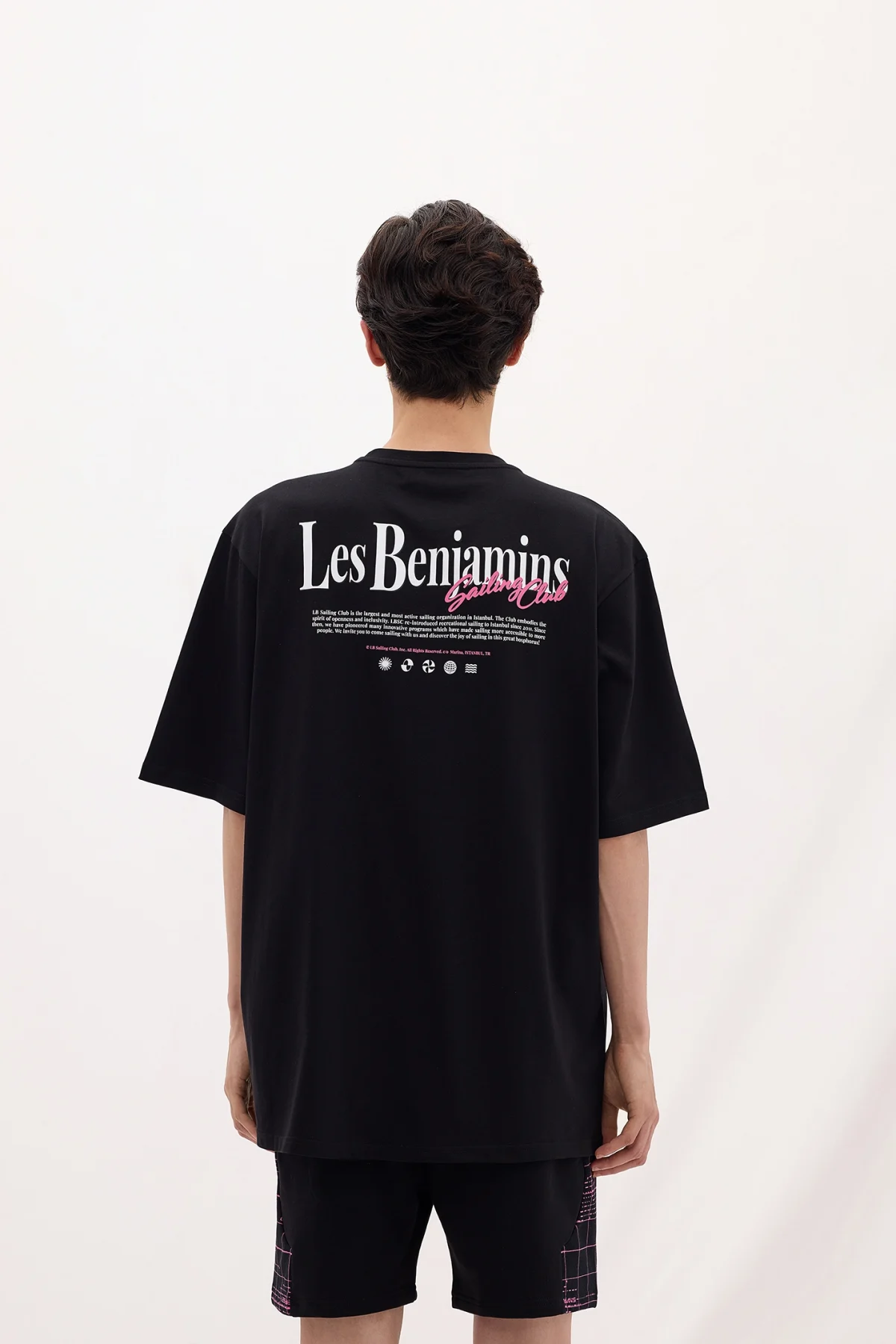 Les Benjamins Oversized Tee 028 Black - Görsel 2
