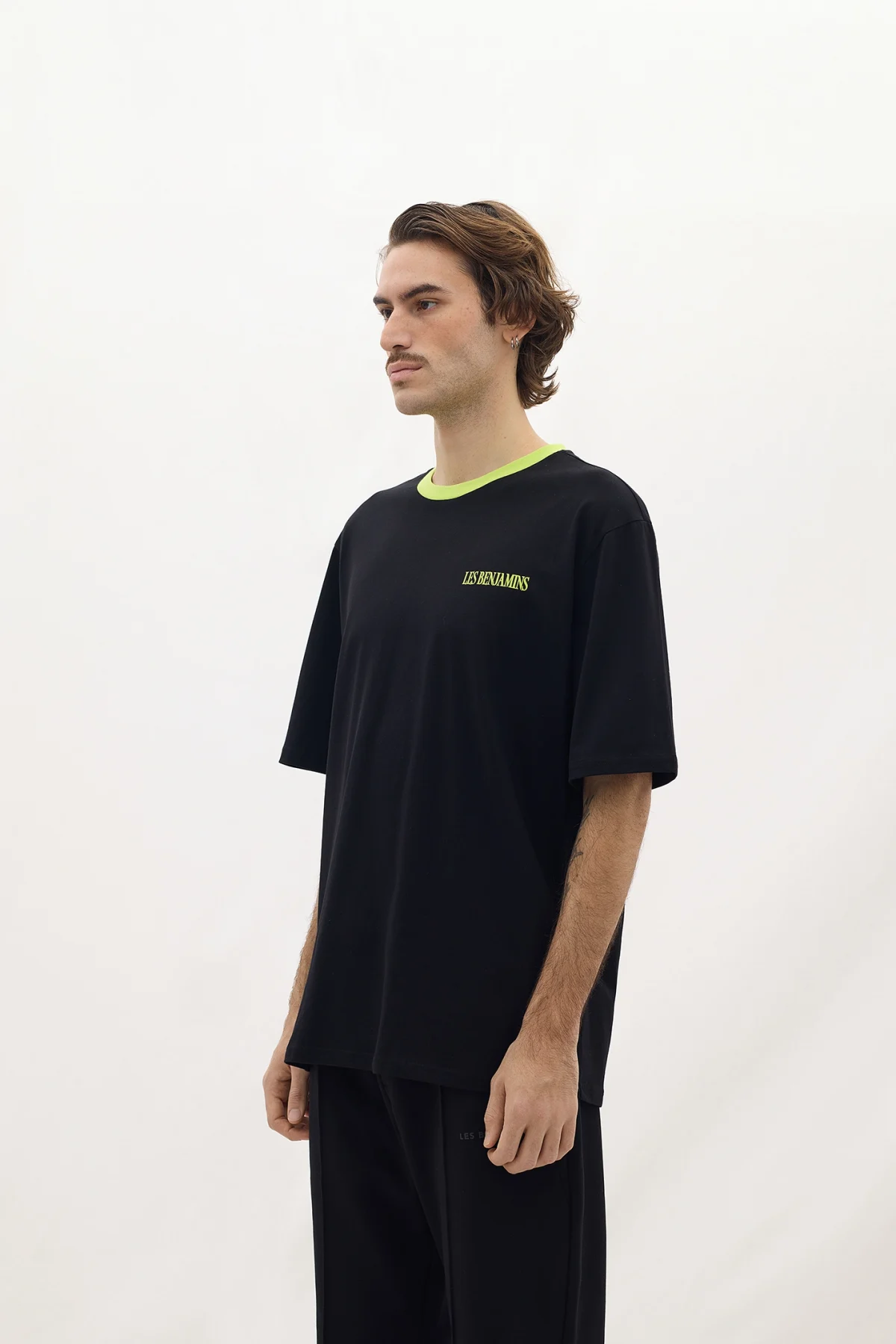 Les Benjamins Oversized Tee 034 Black - Görsel 5