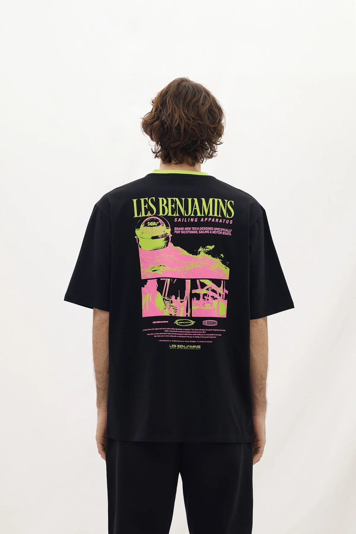 Les Benjamins Oversized Tee 034 Black - Görsel 2