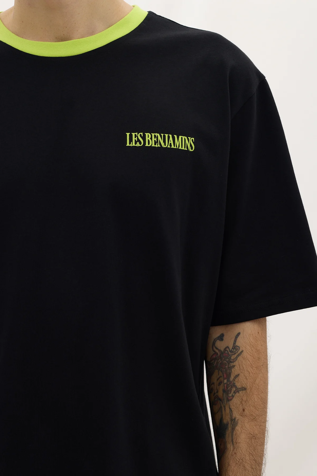 Les Benjamins Oversized Tee 034 Black - Görsel 7