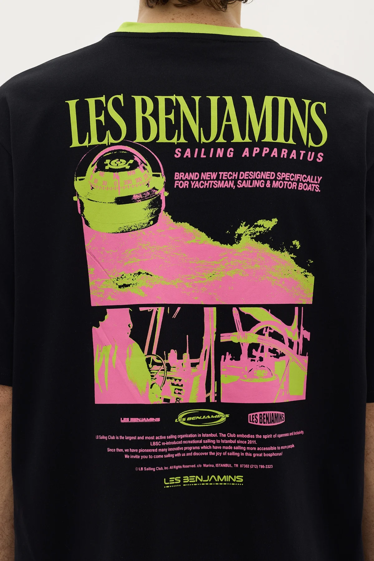Les Benjamins Oversized Tee 034 Black - Görsel 8