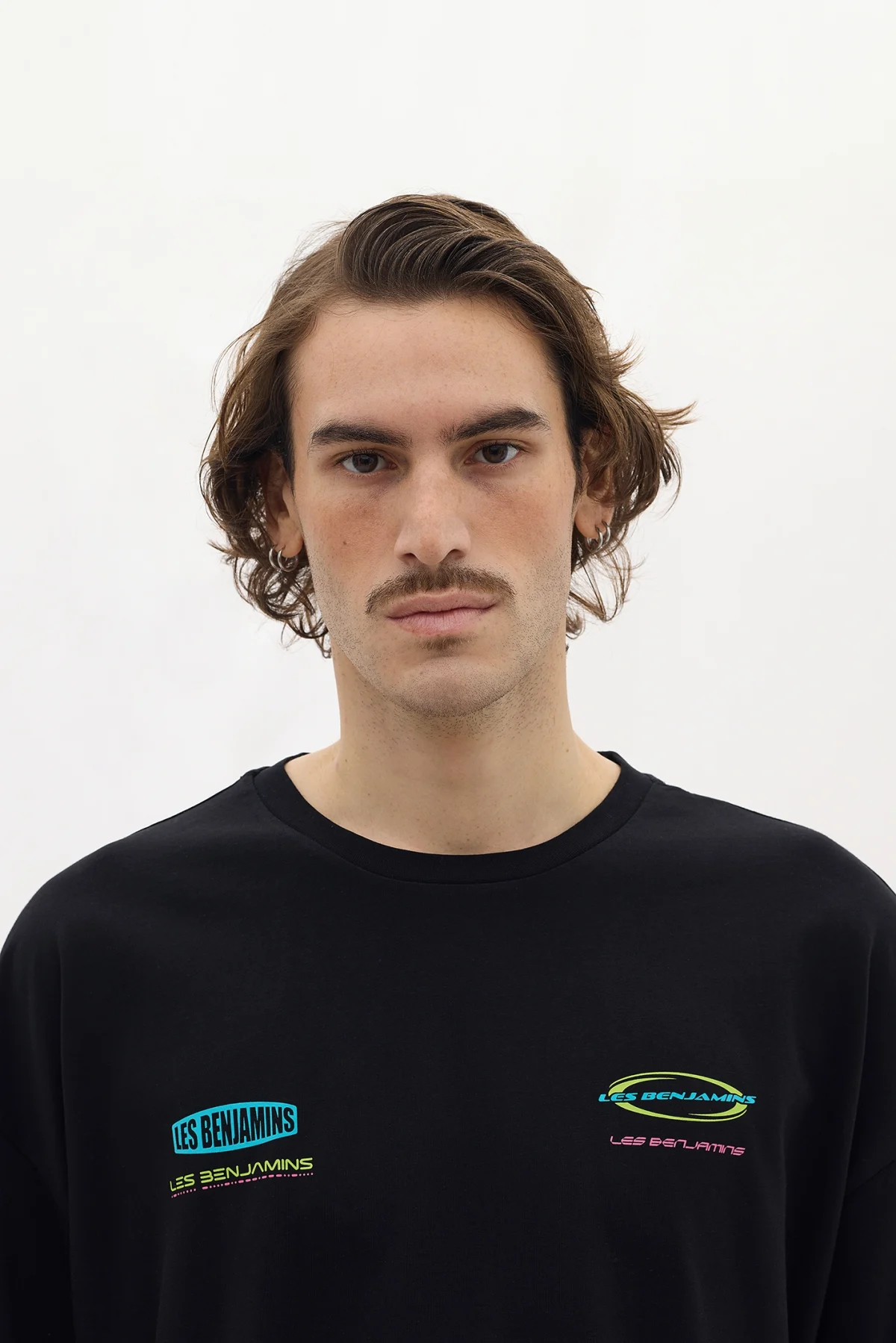 Les Benjamins Oversized Tee 039 Black - Görsel 5