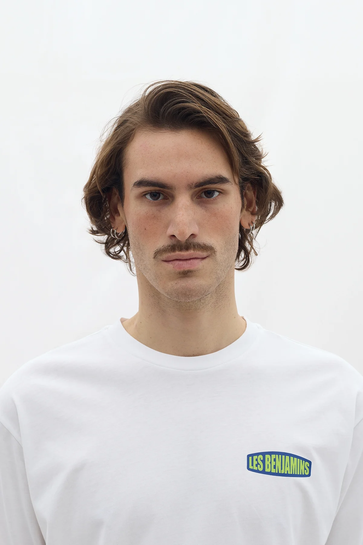 Les Benjamins Relaxed Tee 042 White - Görsel 6