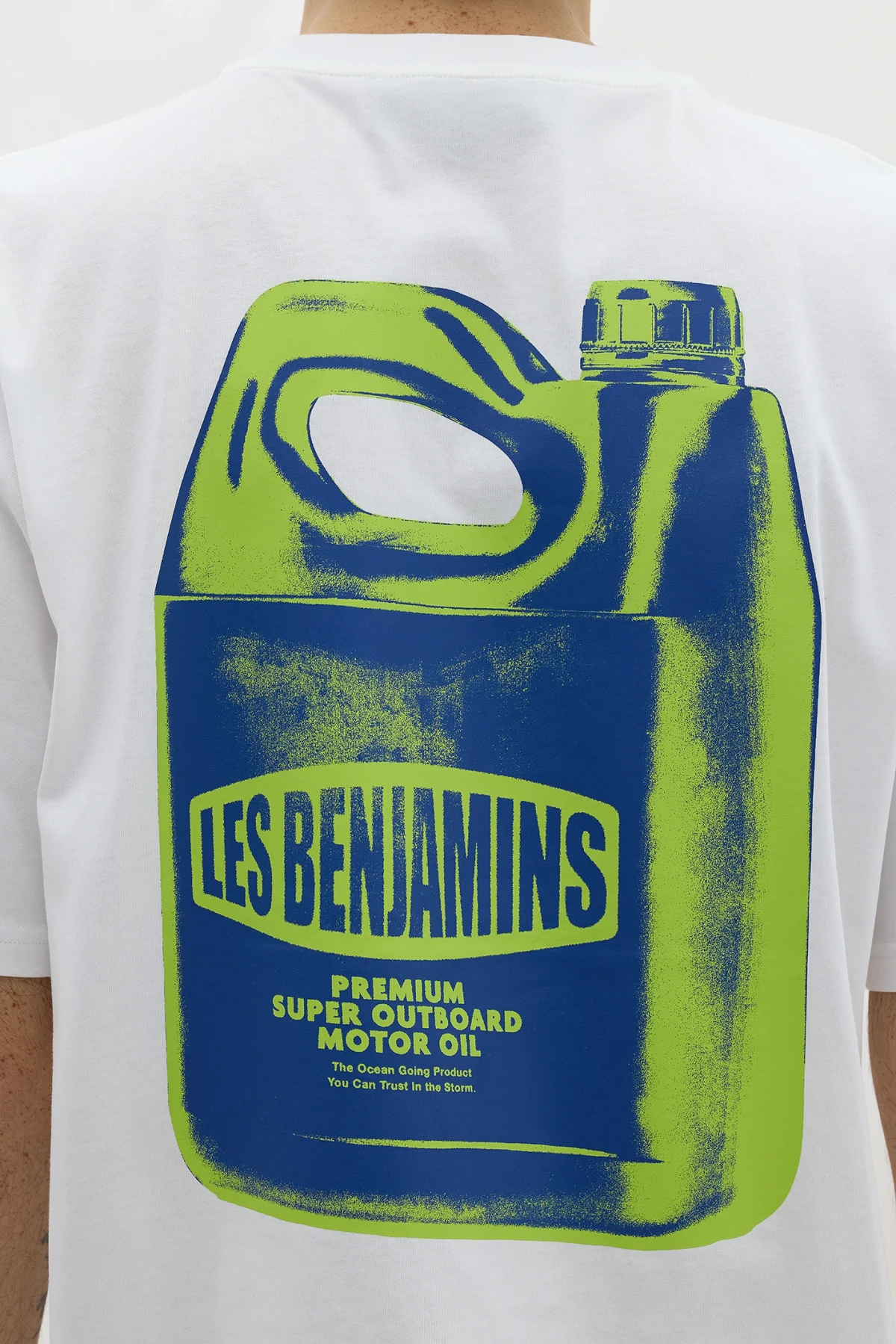 Les Benjamins Relaxed Tee 042 White - Görsel 9