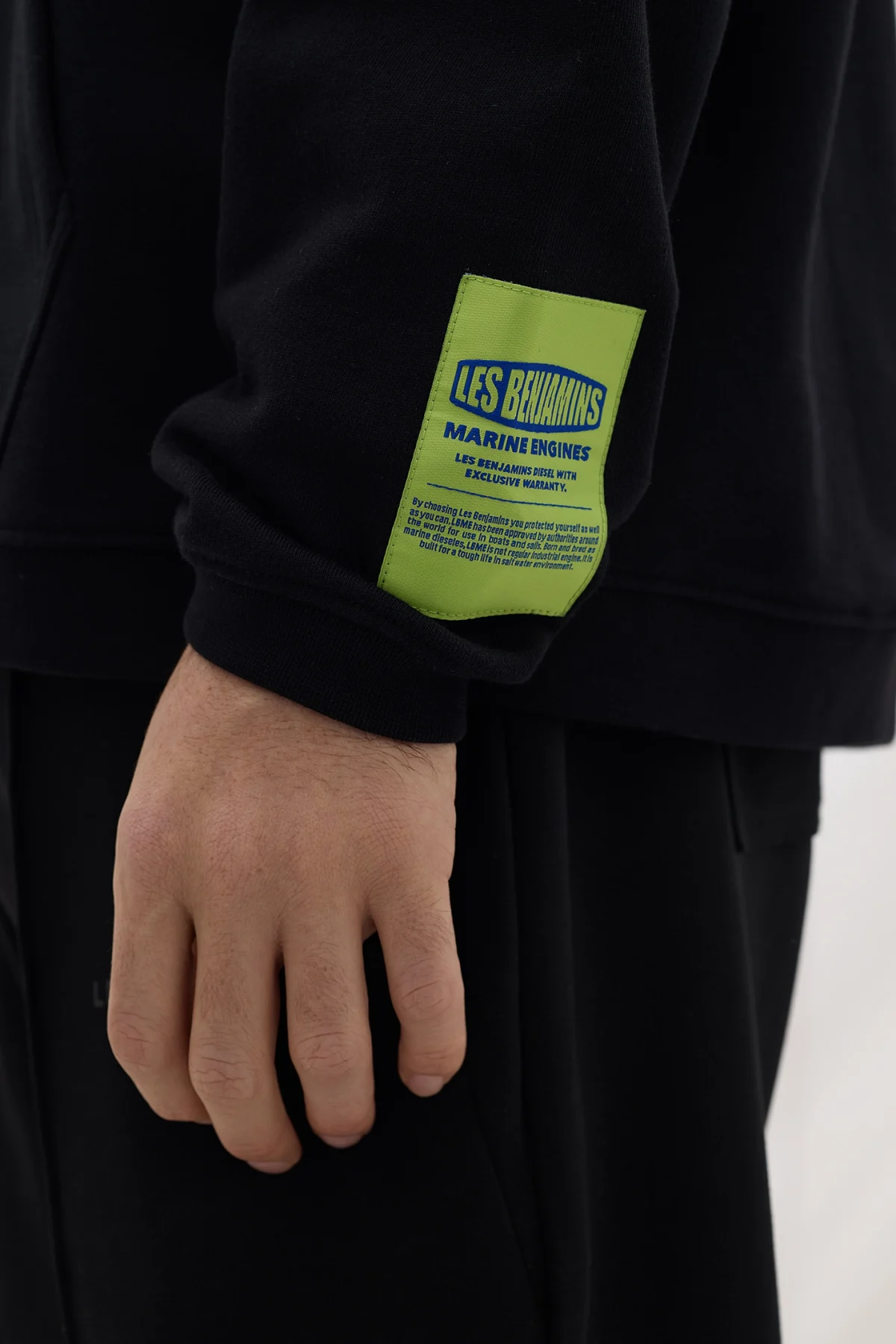 Les Benjamins Zip Hoodie 002 Black - Görsel 8