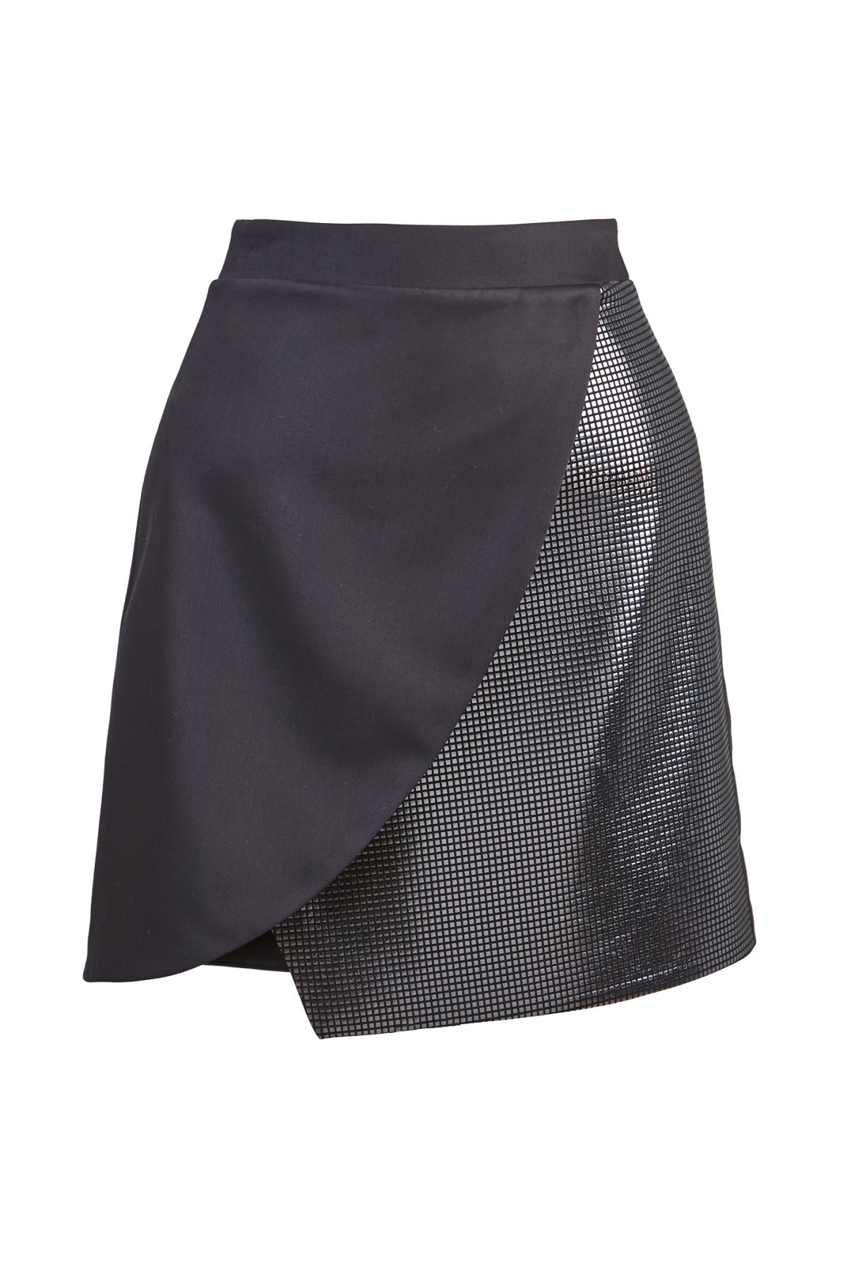 OZ_DUNYASI5159 Indra Varaklı Siyah Etek - BE OZ - Görsel 1