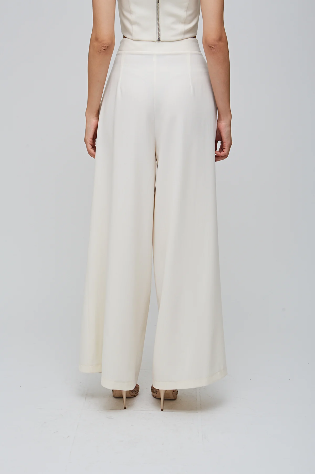 Diana Krem Pantolon - BE OZ - Görsel 5