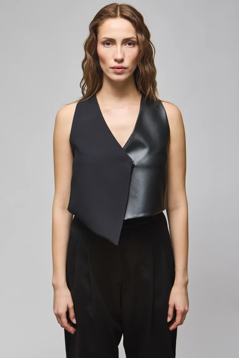 Indra deri detaylı yelek