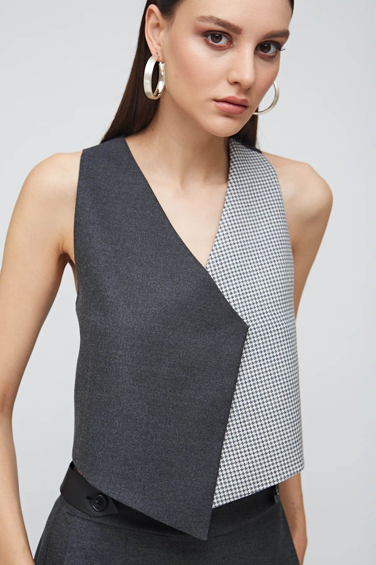 Indra Gri Yelek - BE OZ - Görsel 1