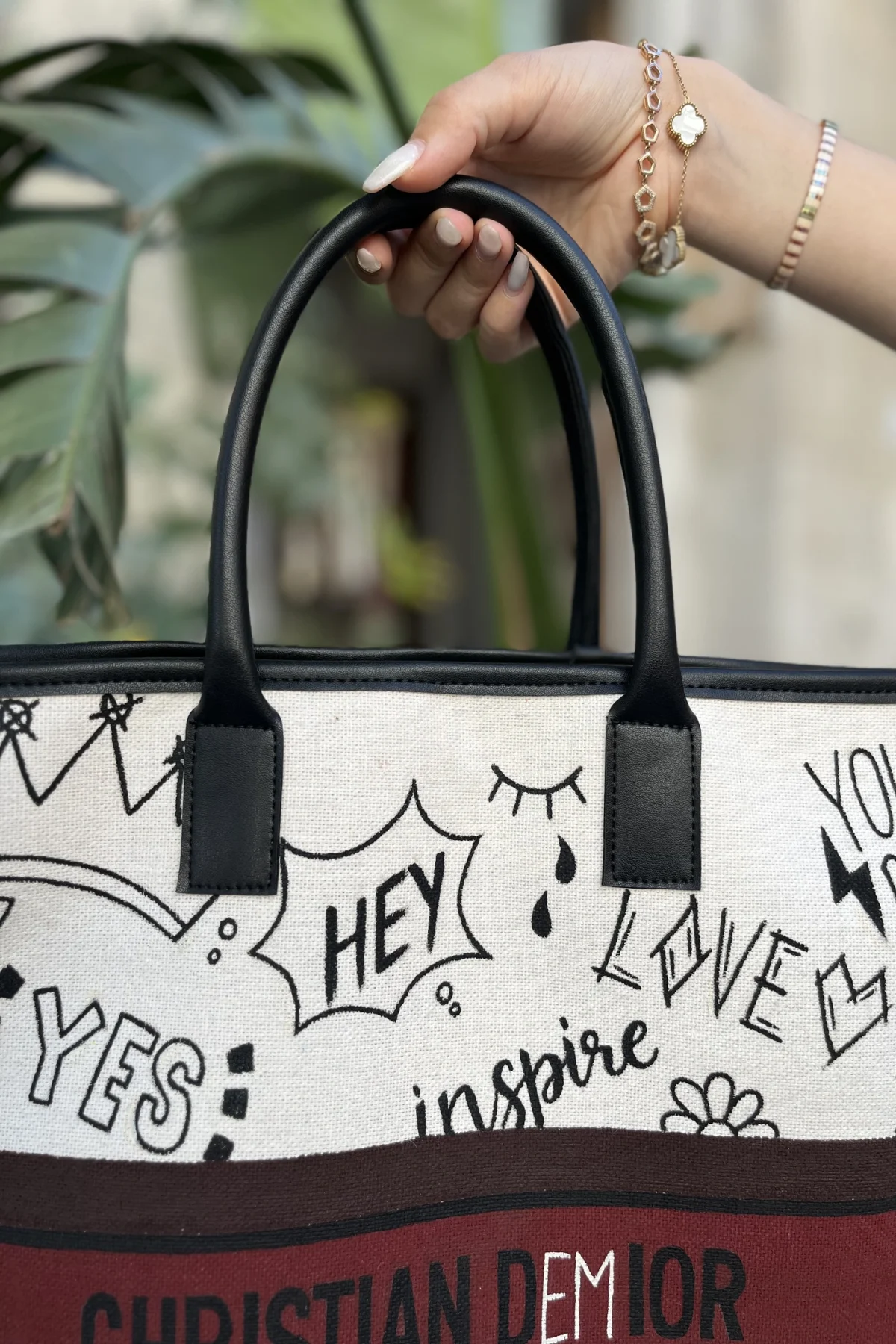 Christian Demior Kanvas El Boyama Çanta - BE OZ - Görsel 3