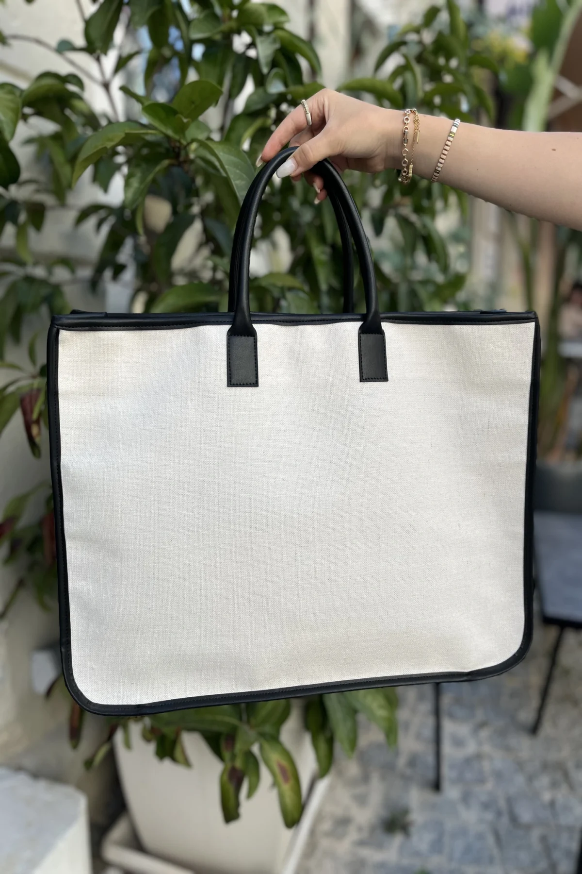 Nakış İşlemeli Şans Sembollü Kanvas Çanta - BE OZ - Görsel 4