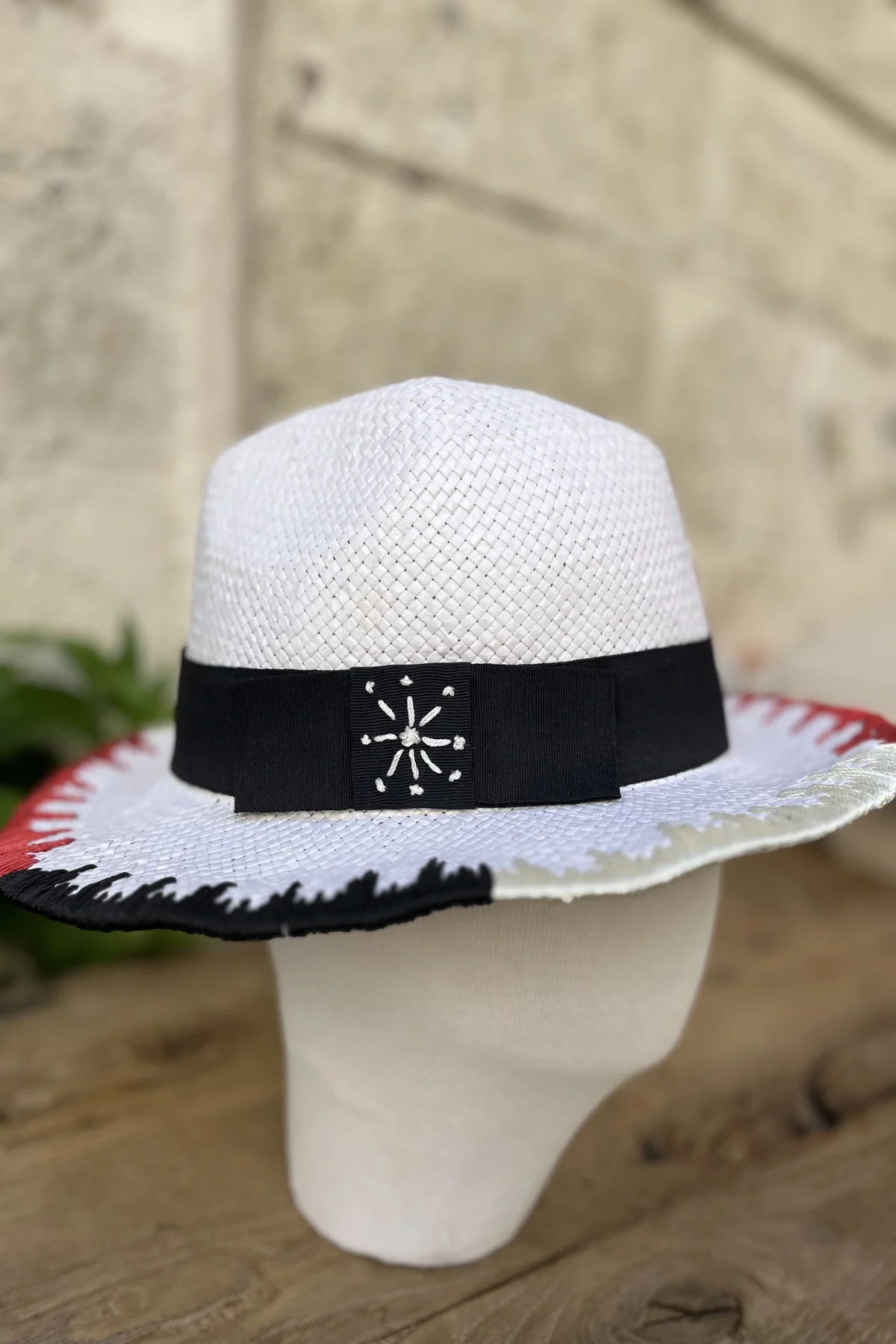 Nakış İşlemeli Hasır Şapka - BE OZ - Görsel 4