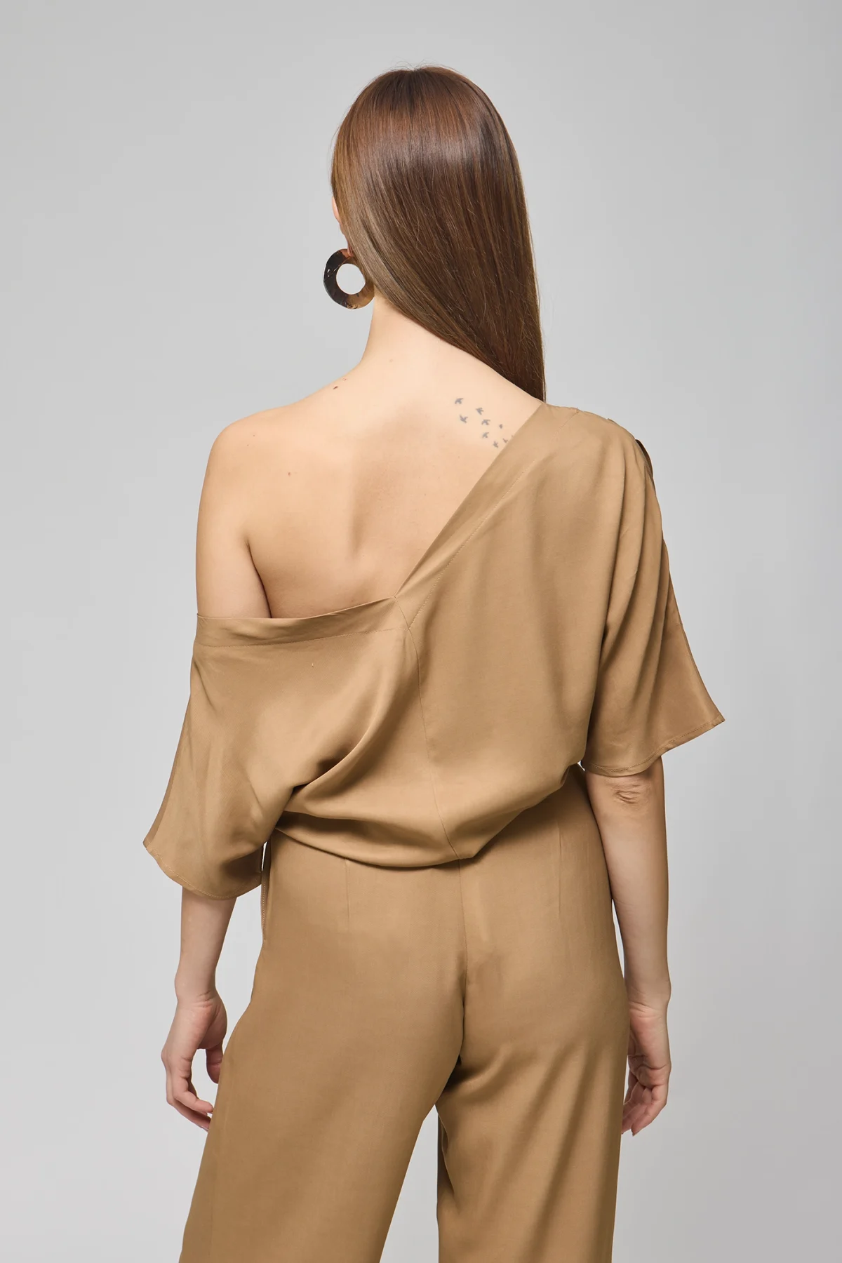 Tina Taba Omuzu Pileli Bluz - BE OZ - Görsel 3